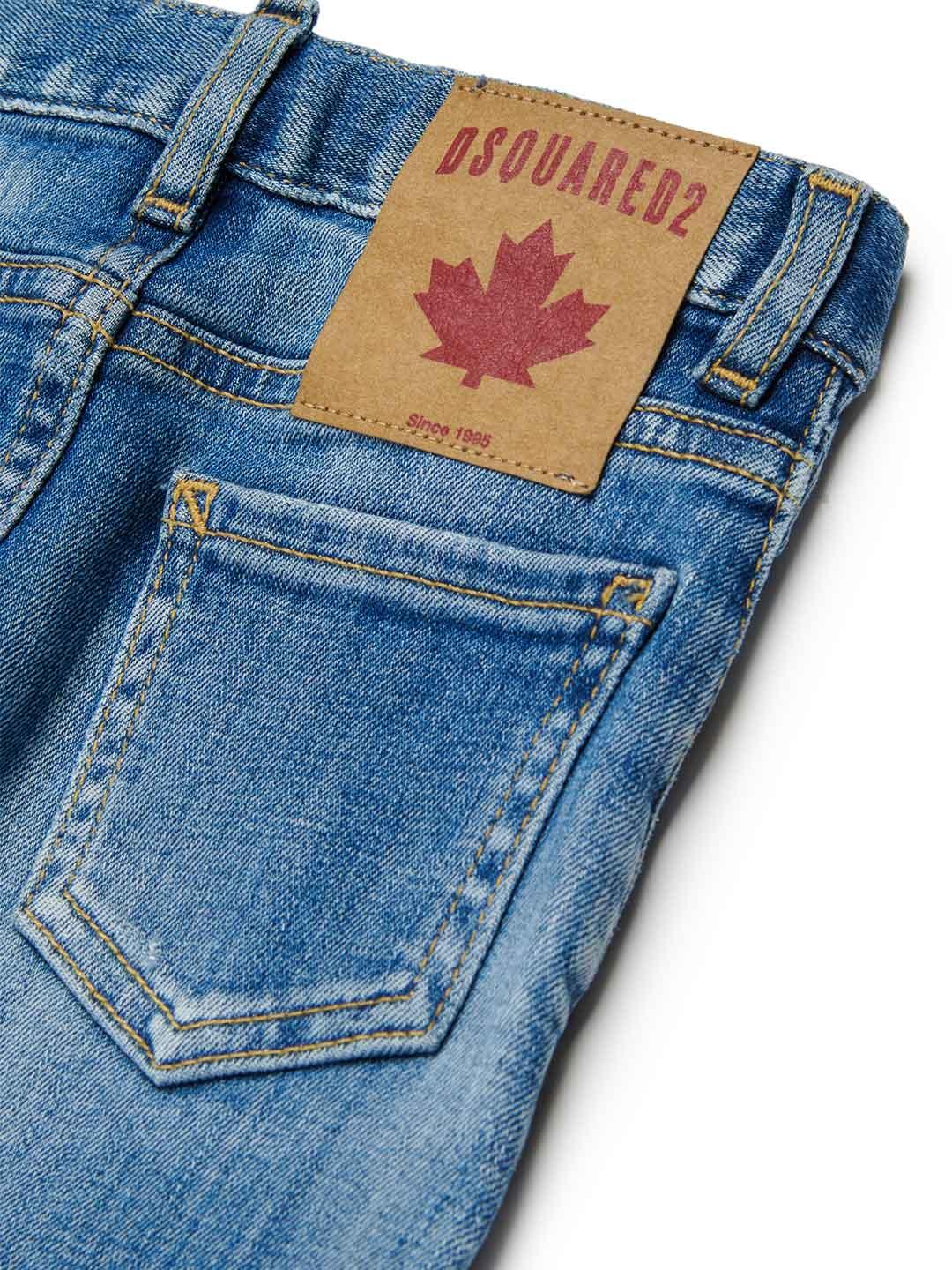 Dsquared 2 jeans kids effetto usurato