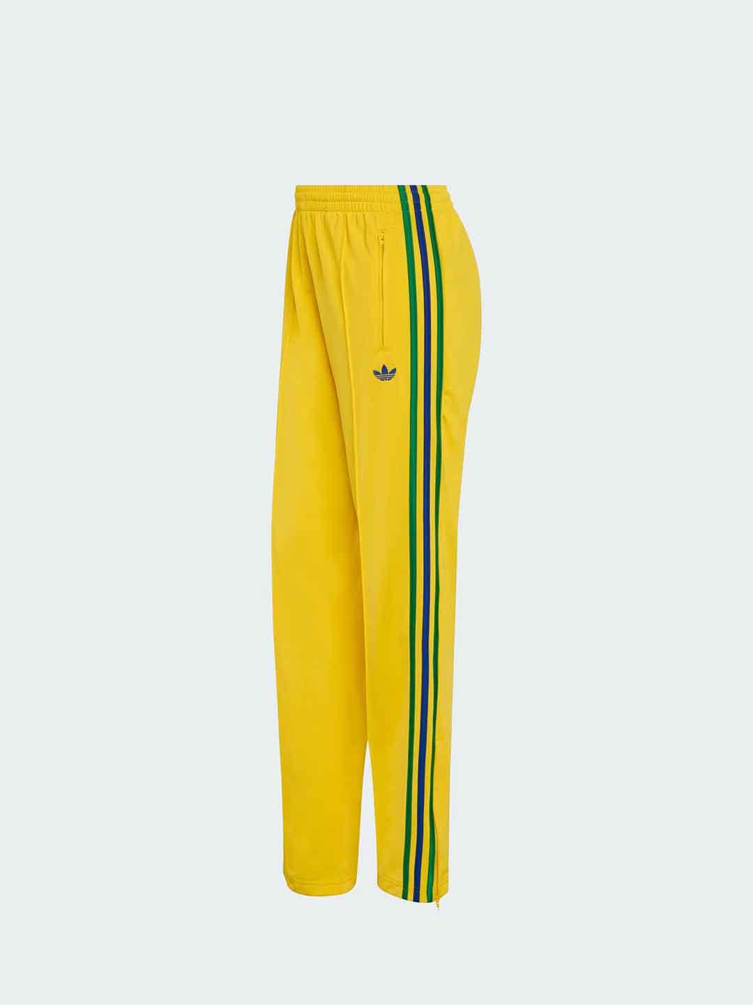 Adidas Firebird pantaloni giallo e verde