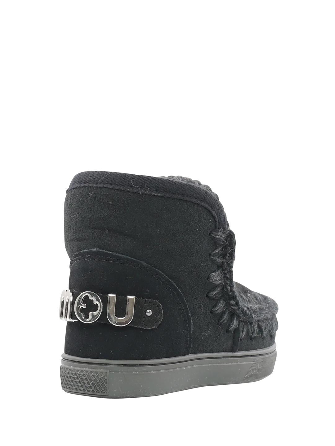 Mou Eskimo kid stivali kids nero basso