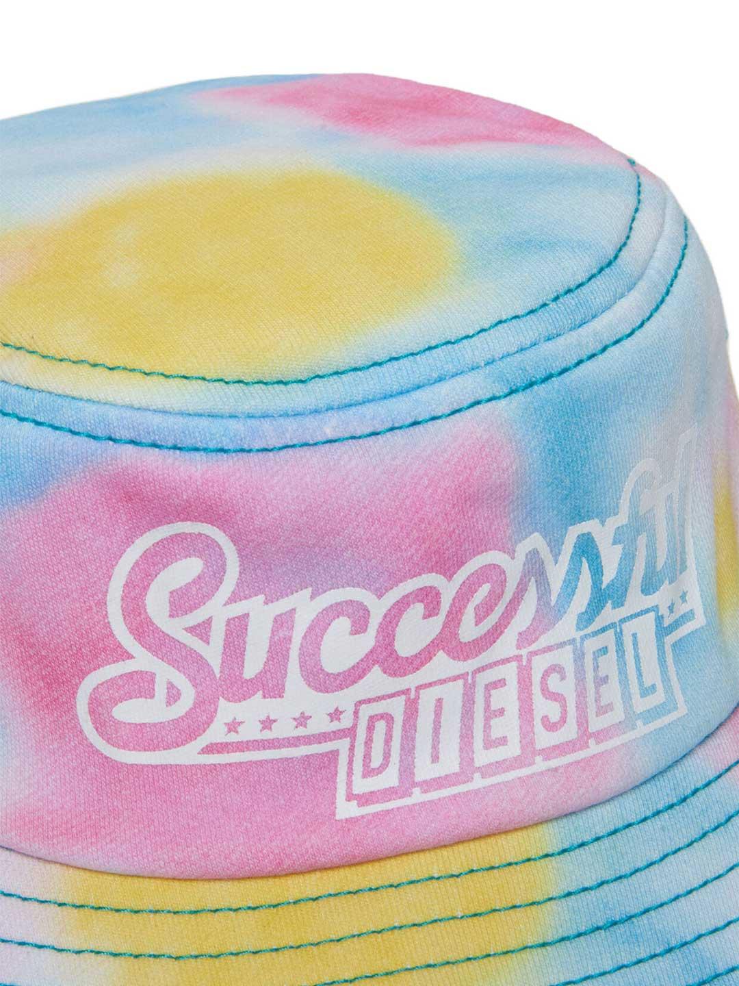 Diesel kids Cappello da pescatore in cotone multicolor