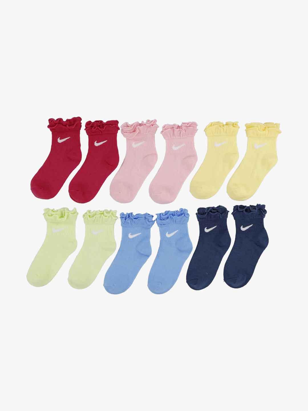 Nike calzini kids rosa set da 6 paia