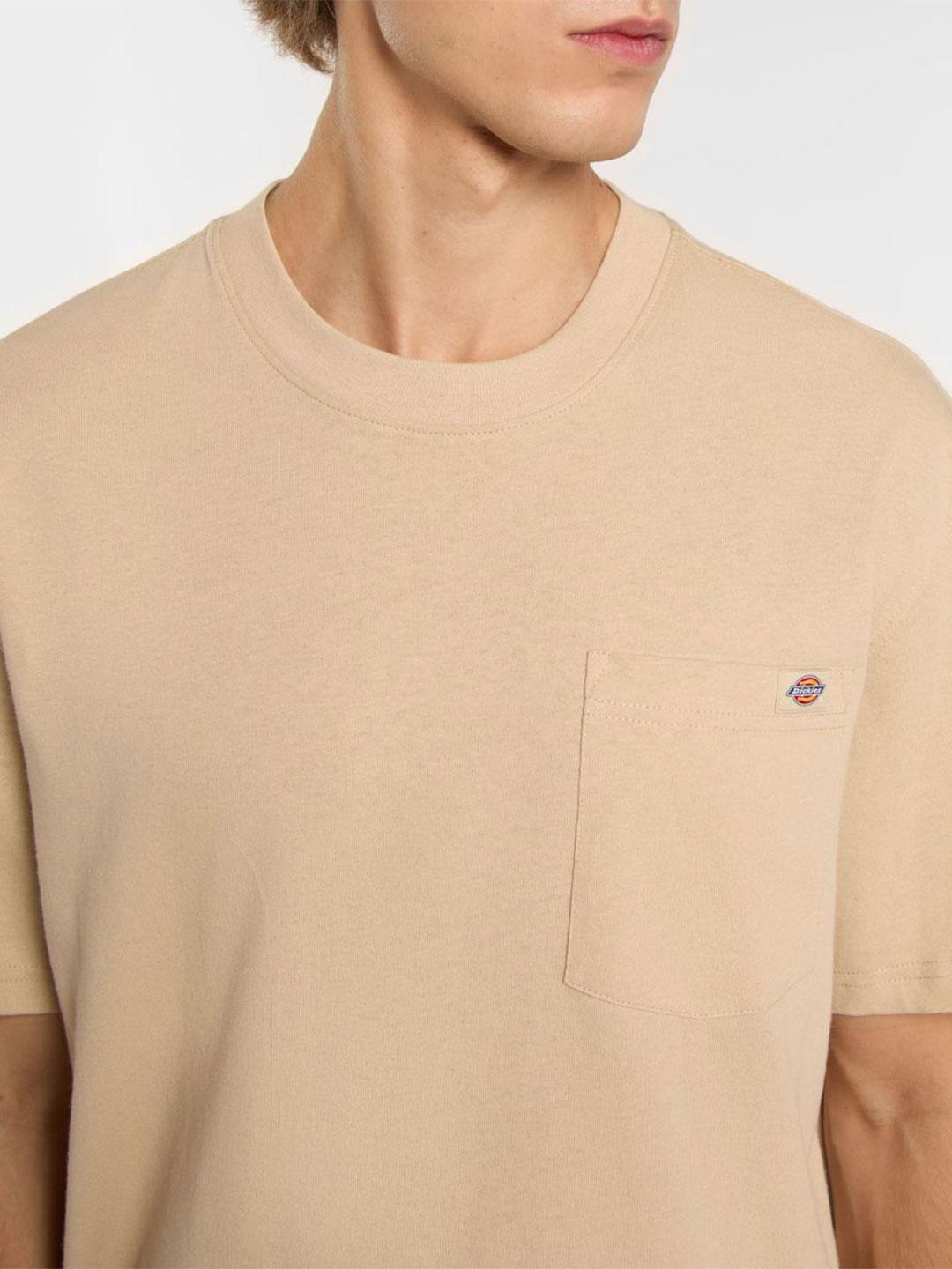 Dickies Luray t-shirt beige con taschino
