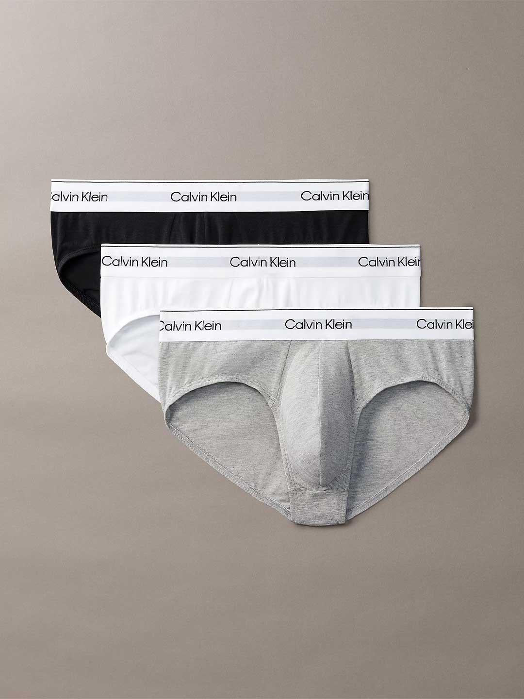 Calvin Klein slip multicolor con elastico bianco