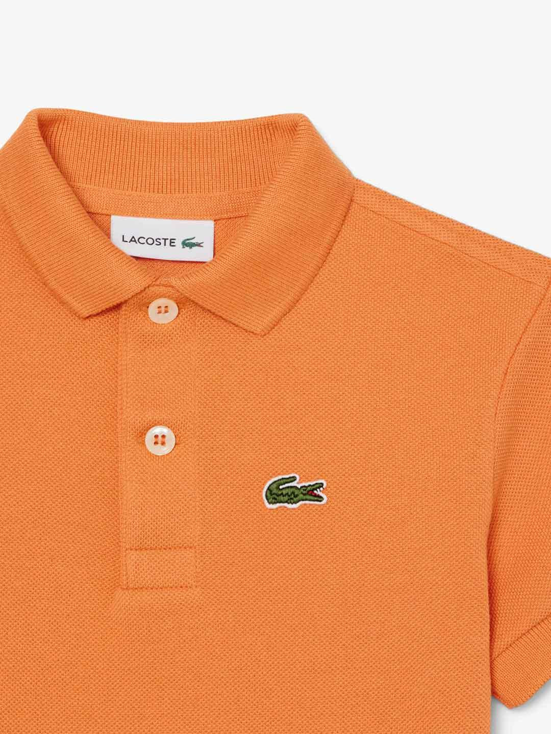Lacoste t-shirt kids arancio