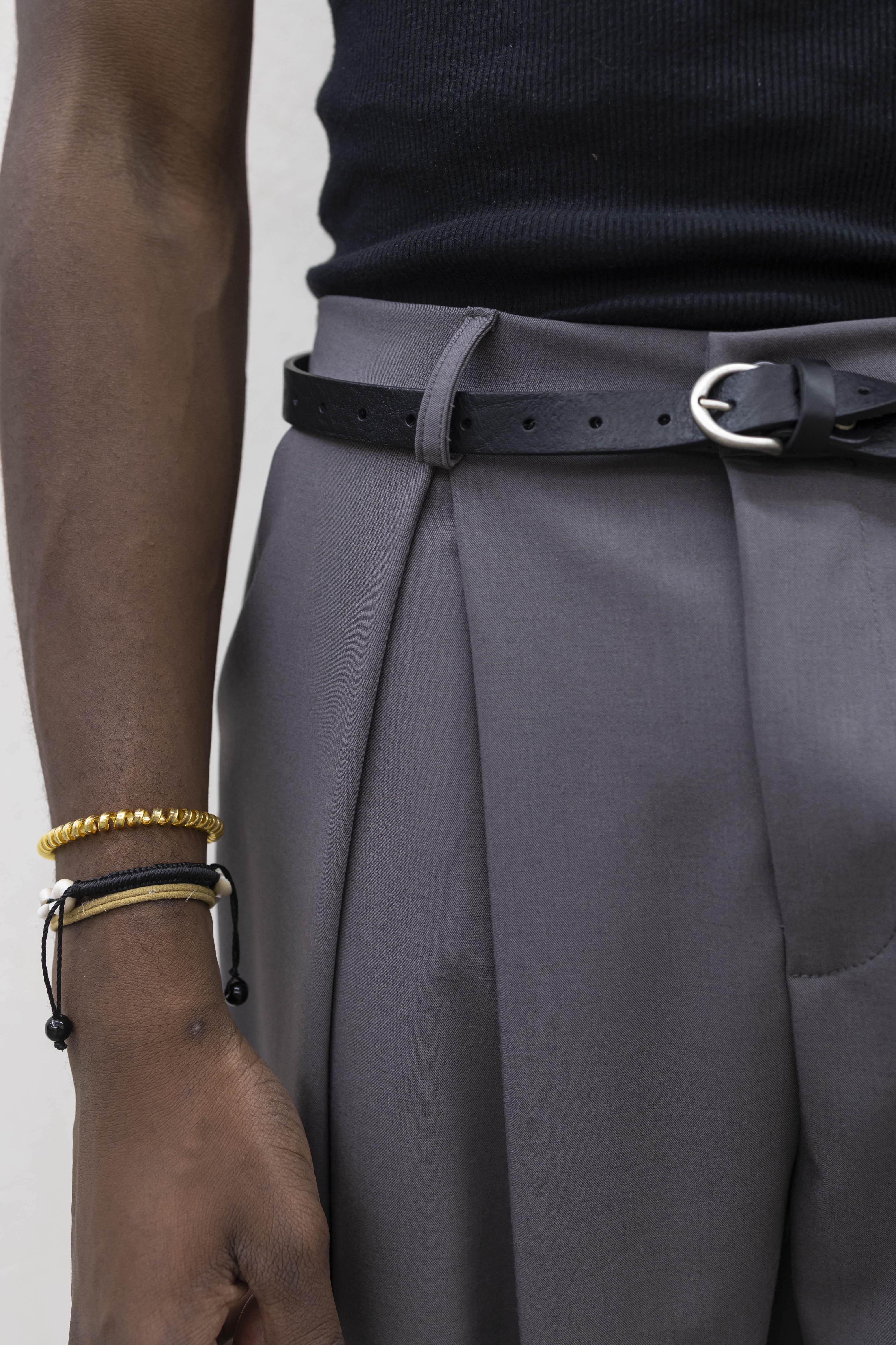 Tokyo pantaloni grigio con super pences