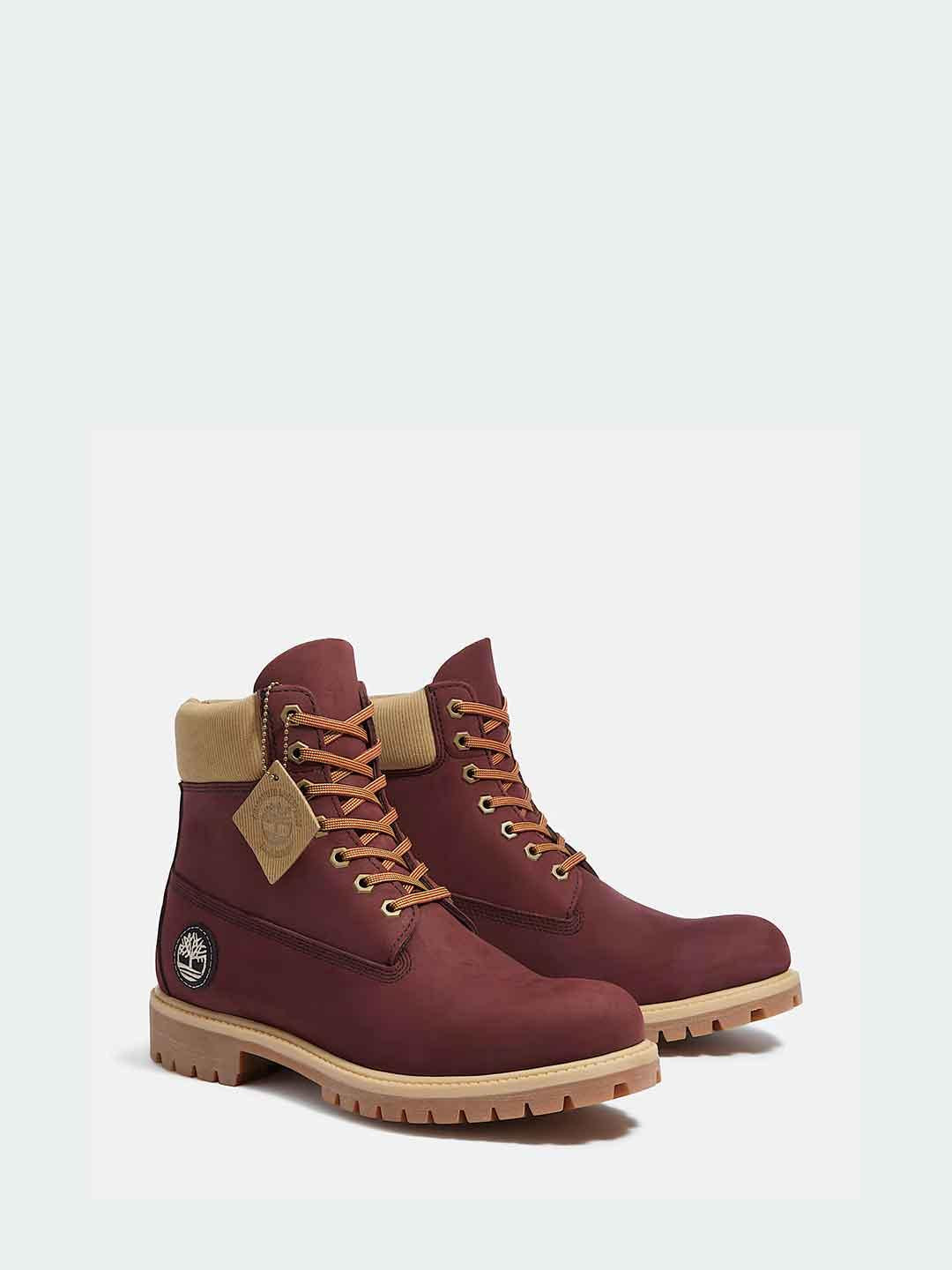 Timberland Premium 6-Inch anfibi bordeaux