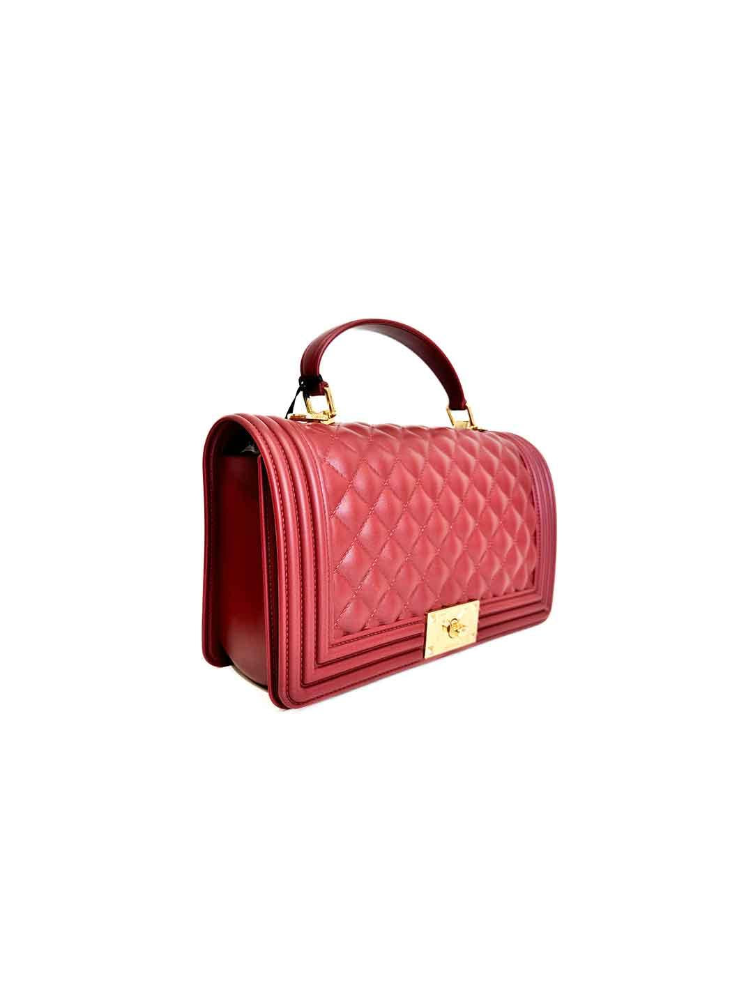 Marc Ellis Flat Square M borsa bordeaux