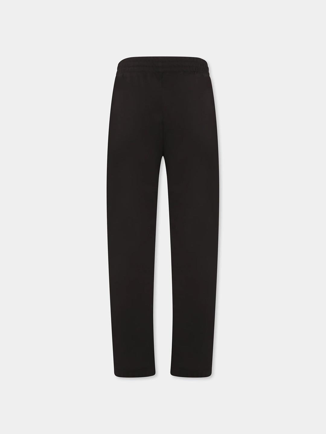 Nike pantaloni kids nero con logo