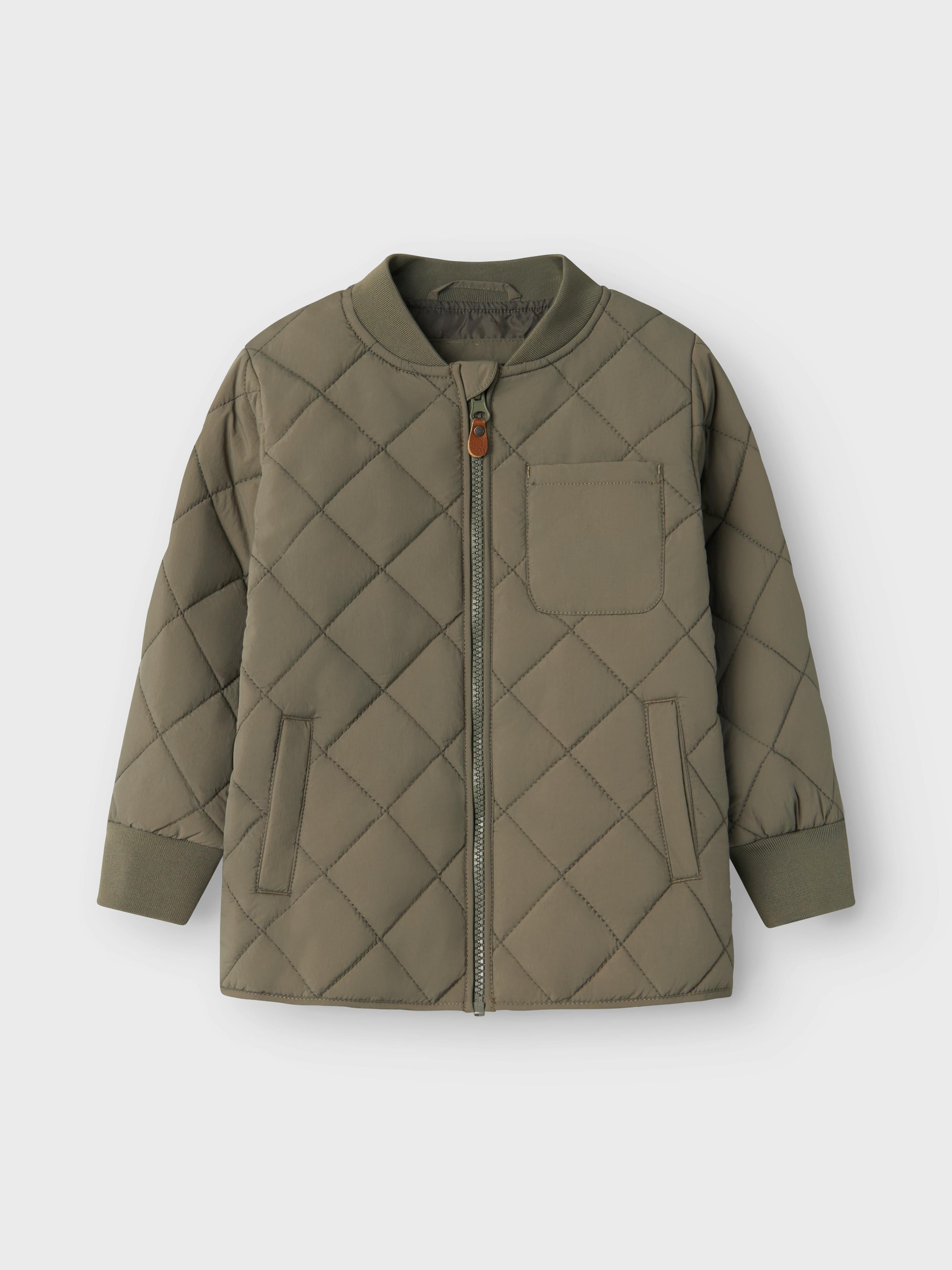 Name It giubbino kids verde trapuntato