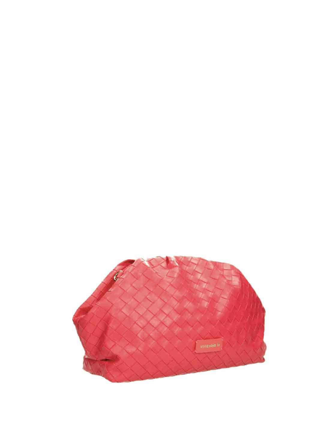 Vivienne D Maxi Pochette Twist borsa fucsia