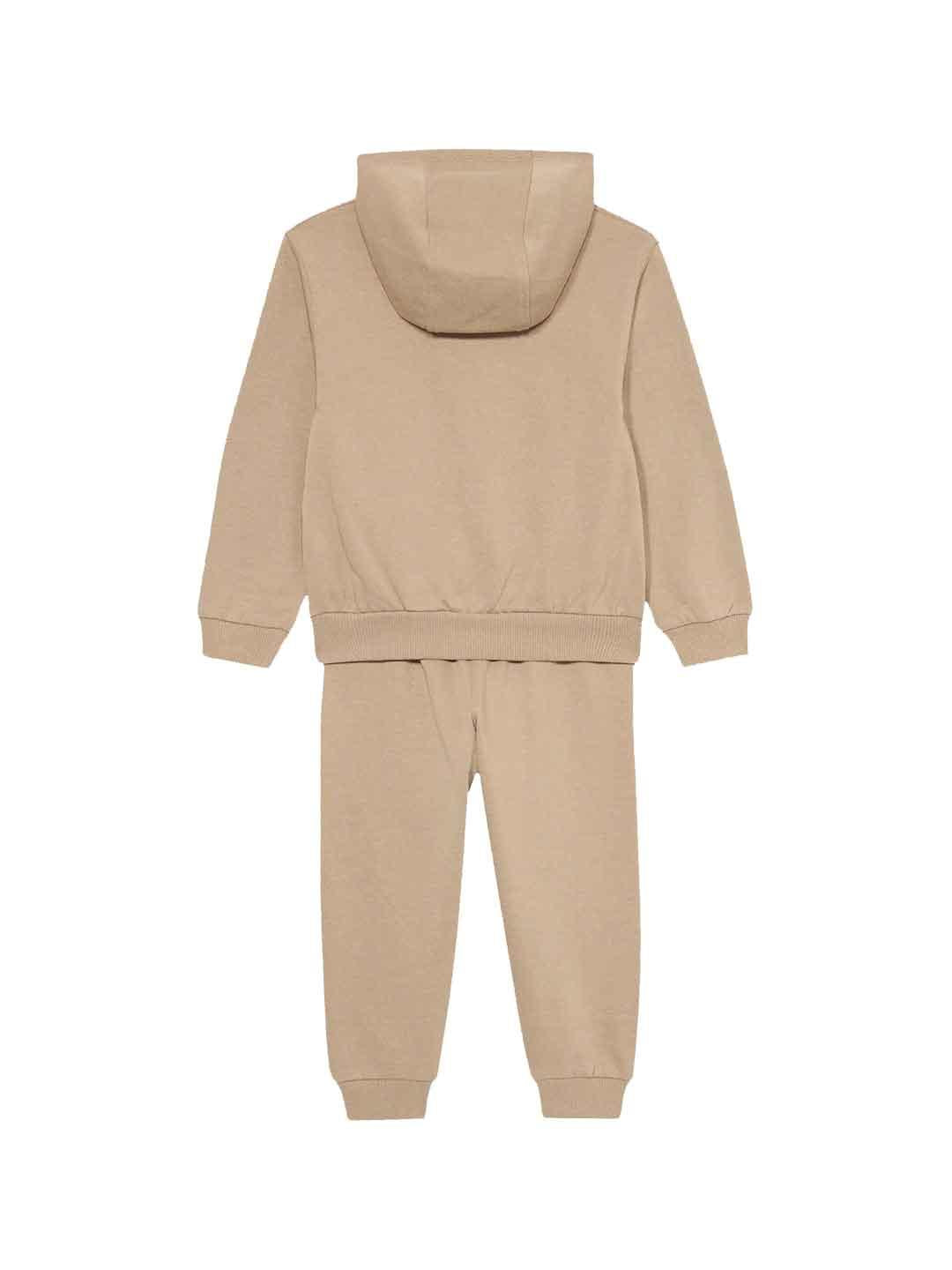 Nike coordinato kids beige con zip