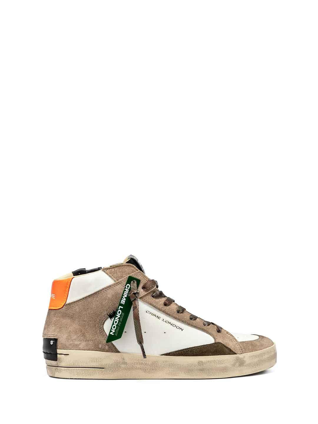 Crime Sk8 Deluxe Mid sneakers beige