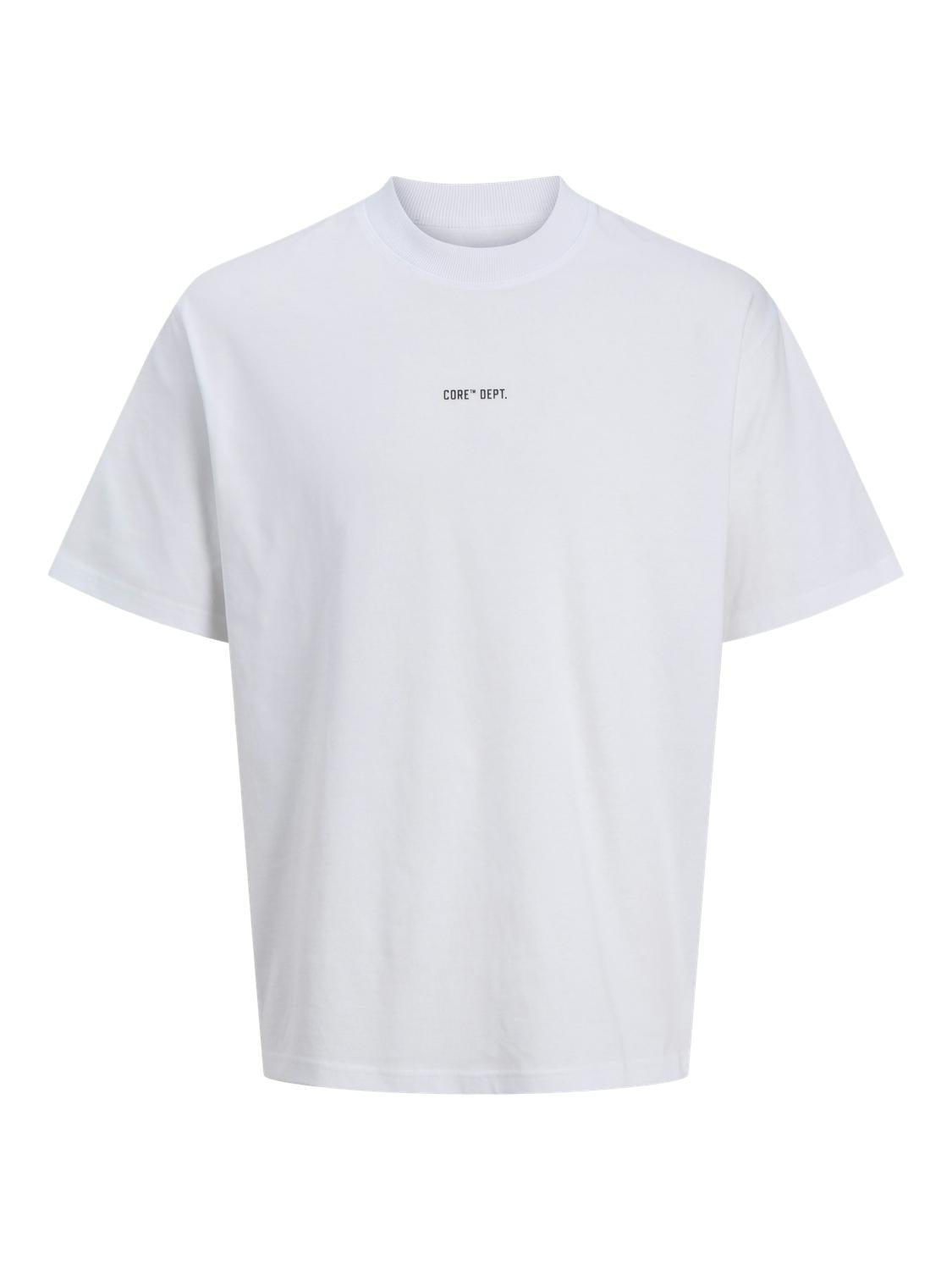 Jack & Jones t-shirt bianco con grafica sul retro