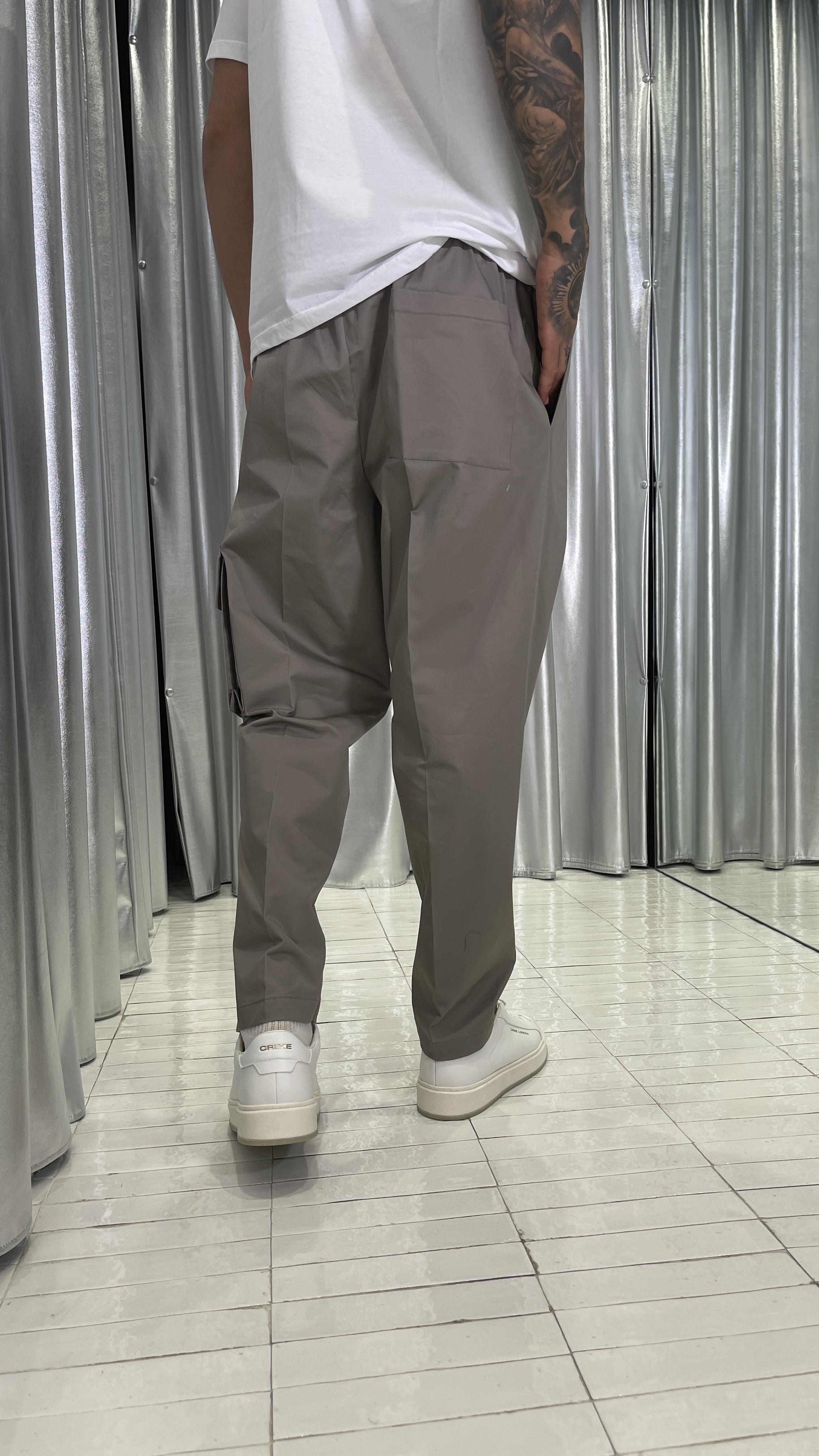 Gavroche pantaloni beige con chiave