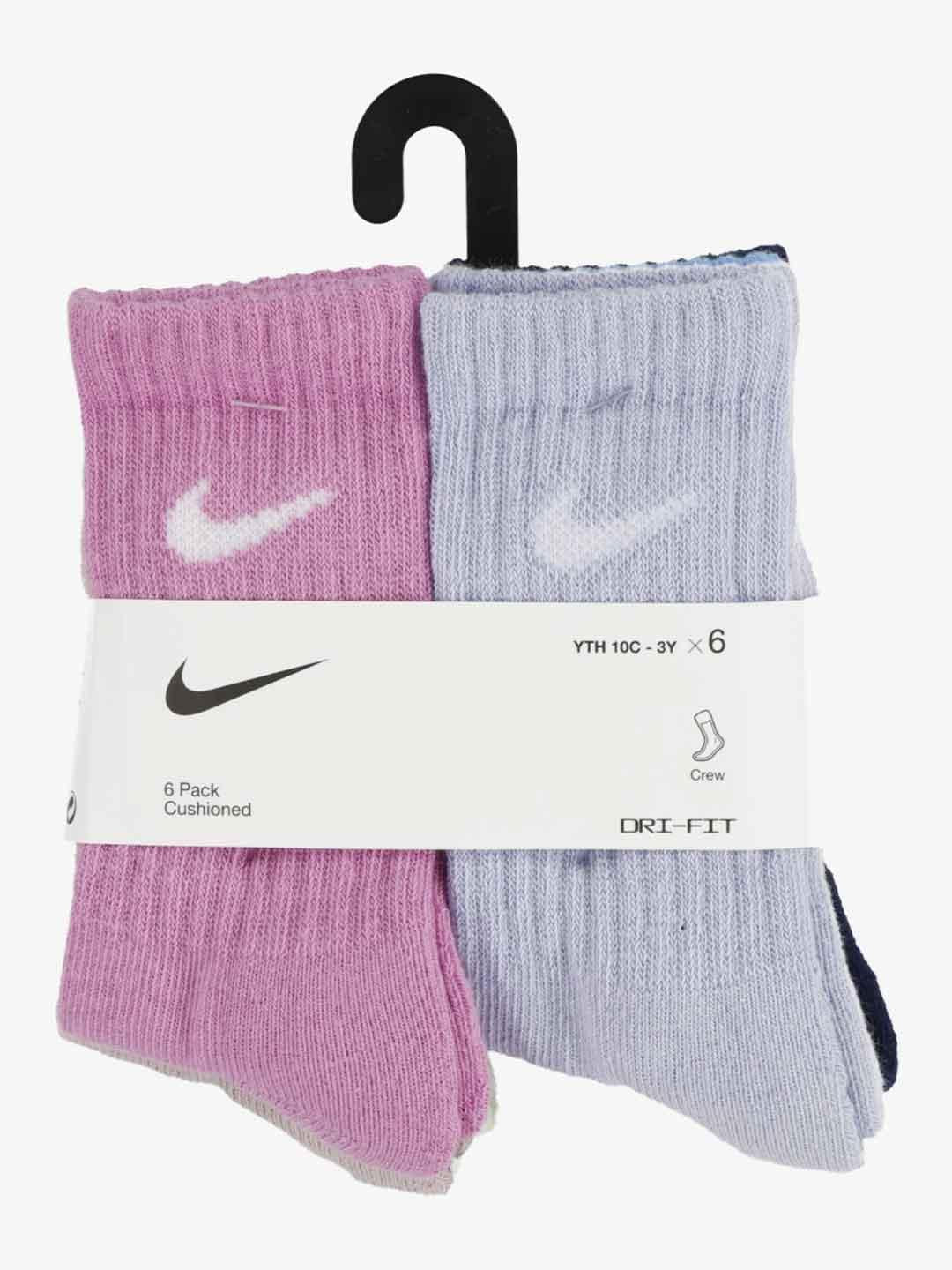 Nike calzini kids lilla set da 6 paia