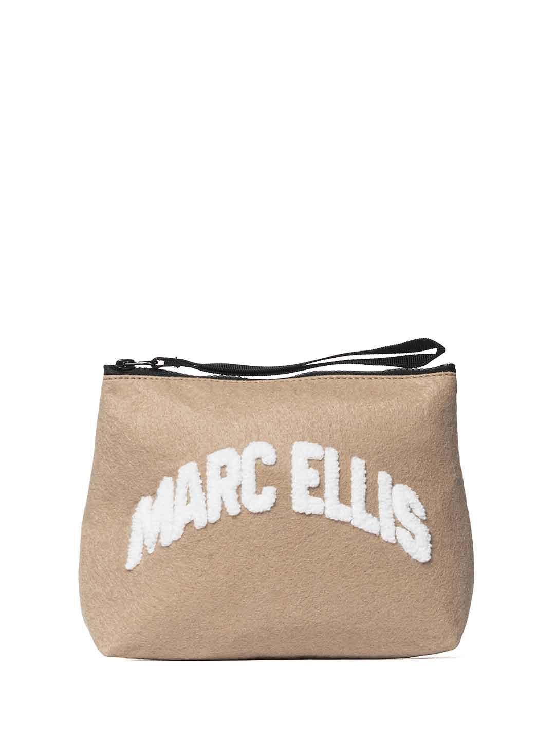 Marc Ellis Buby Cloth Clutch pochette beige<BR/>