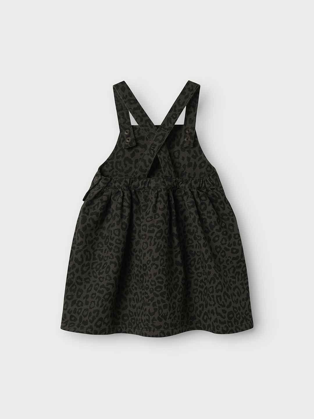 Name It salopette kids nero maculato