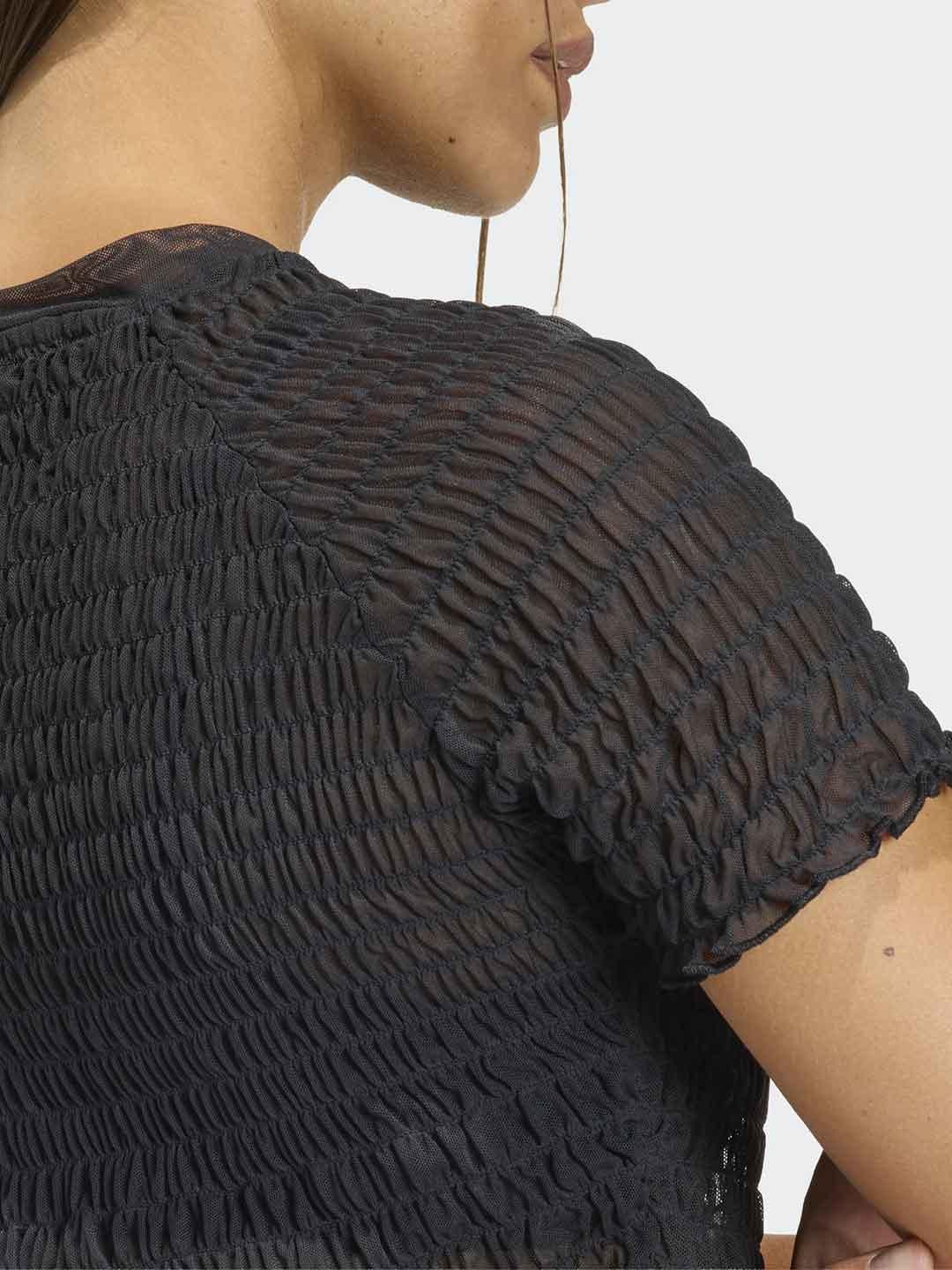 Adidas t-shirt nero velata