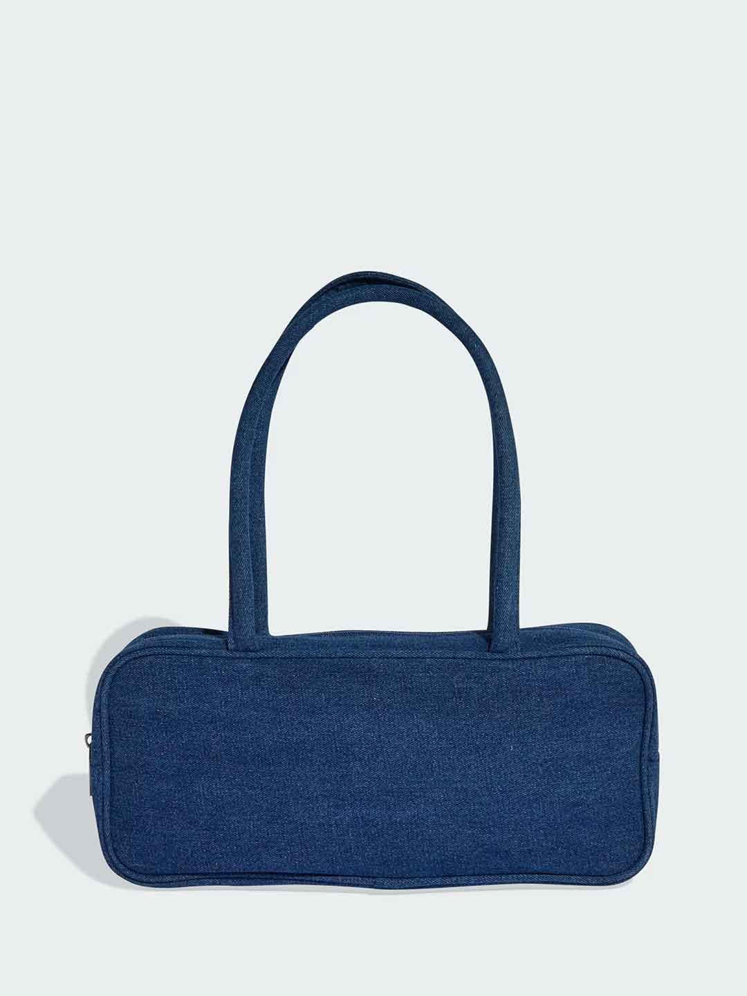 Adidas Adicolor borsa in jeans ovale