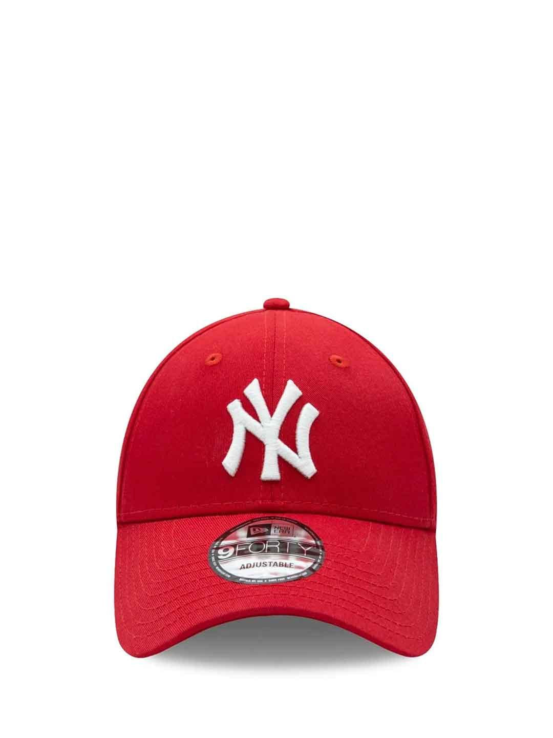 New Era 9Forty cappello rosso con logo bianco