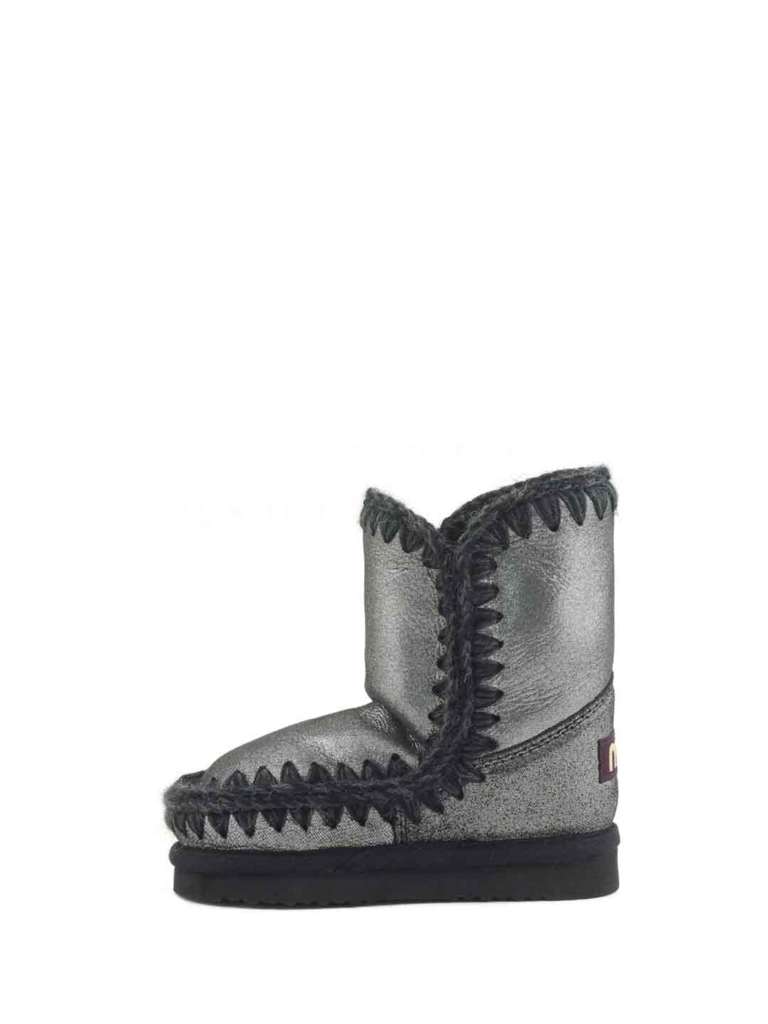 Mou Eskimo stivali kids nero laminato