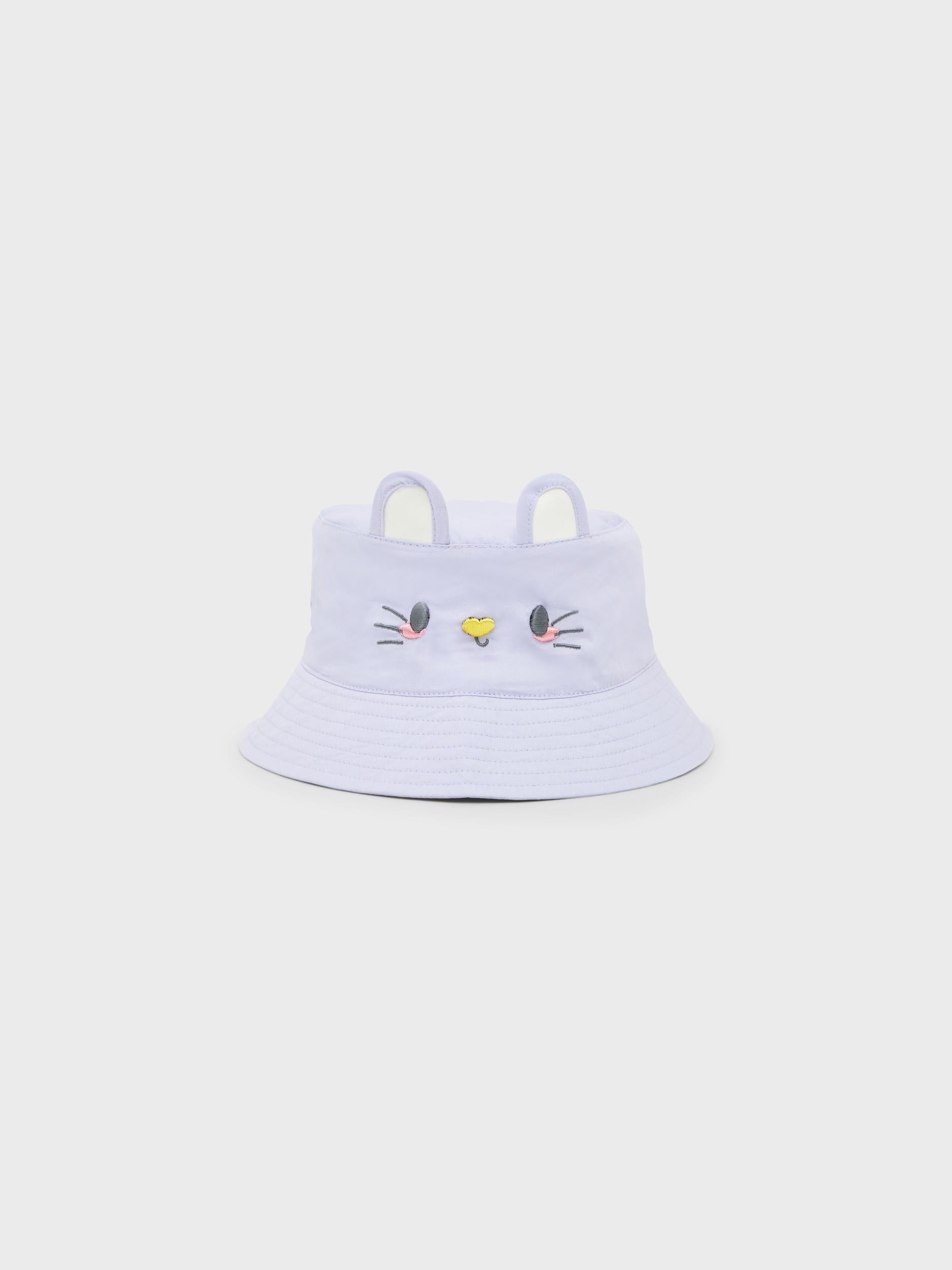 Name It kids cappello lilla con ricamo