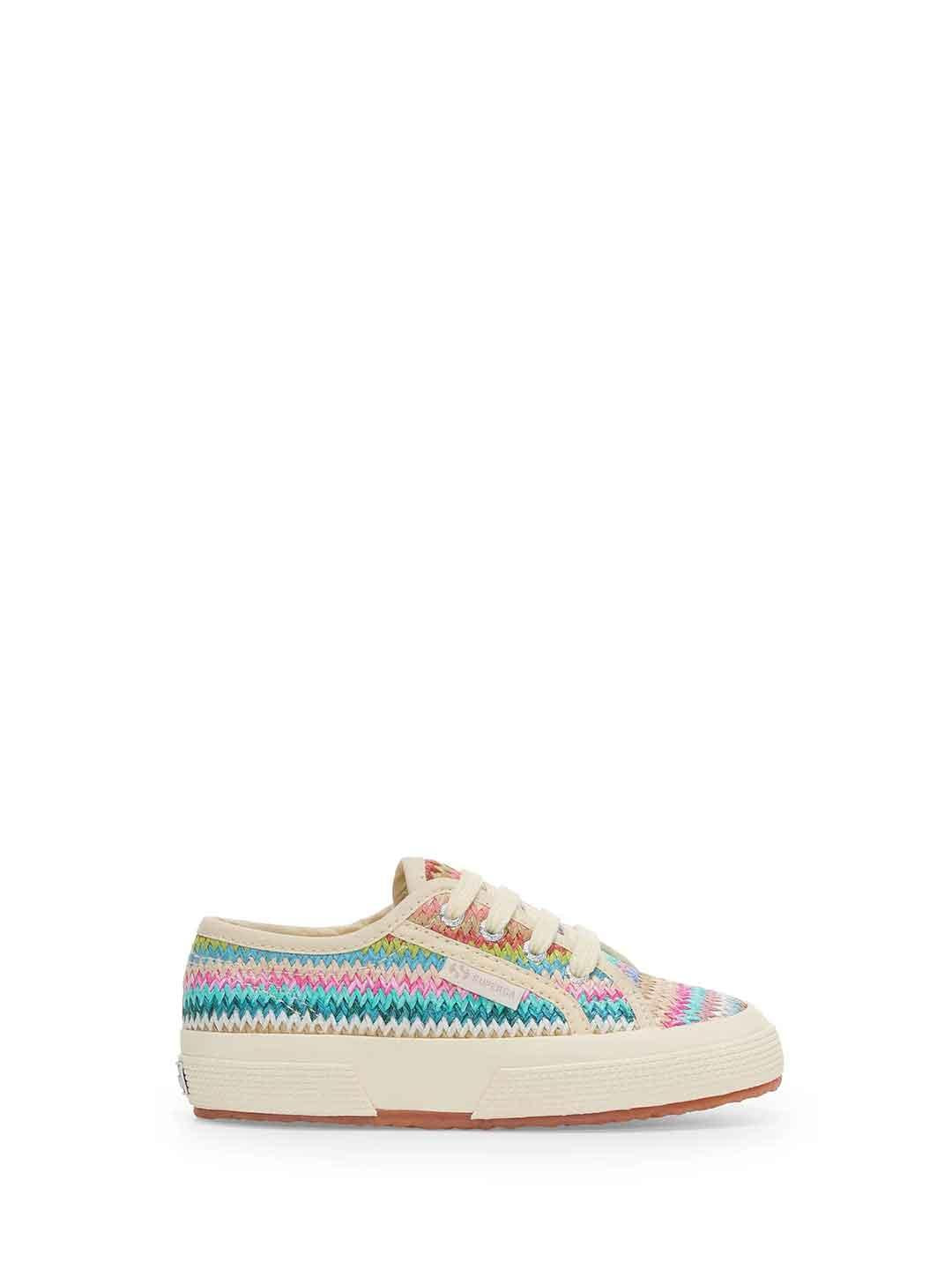Superga sneakers kids multicolor in rafia