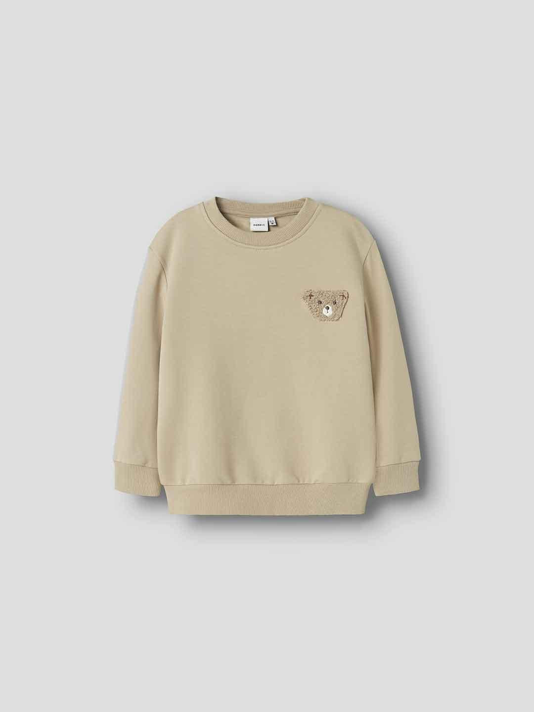 Name It felpa kids beige con teddy