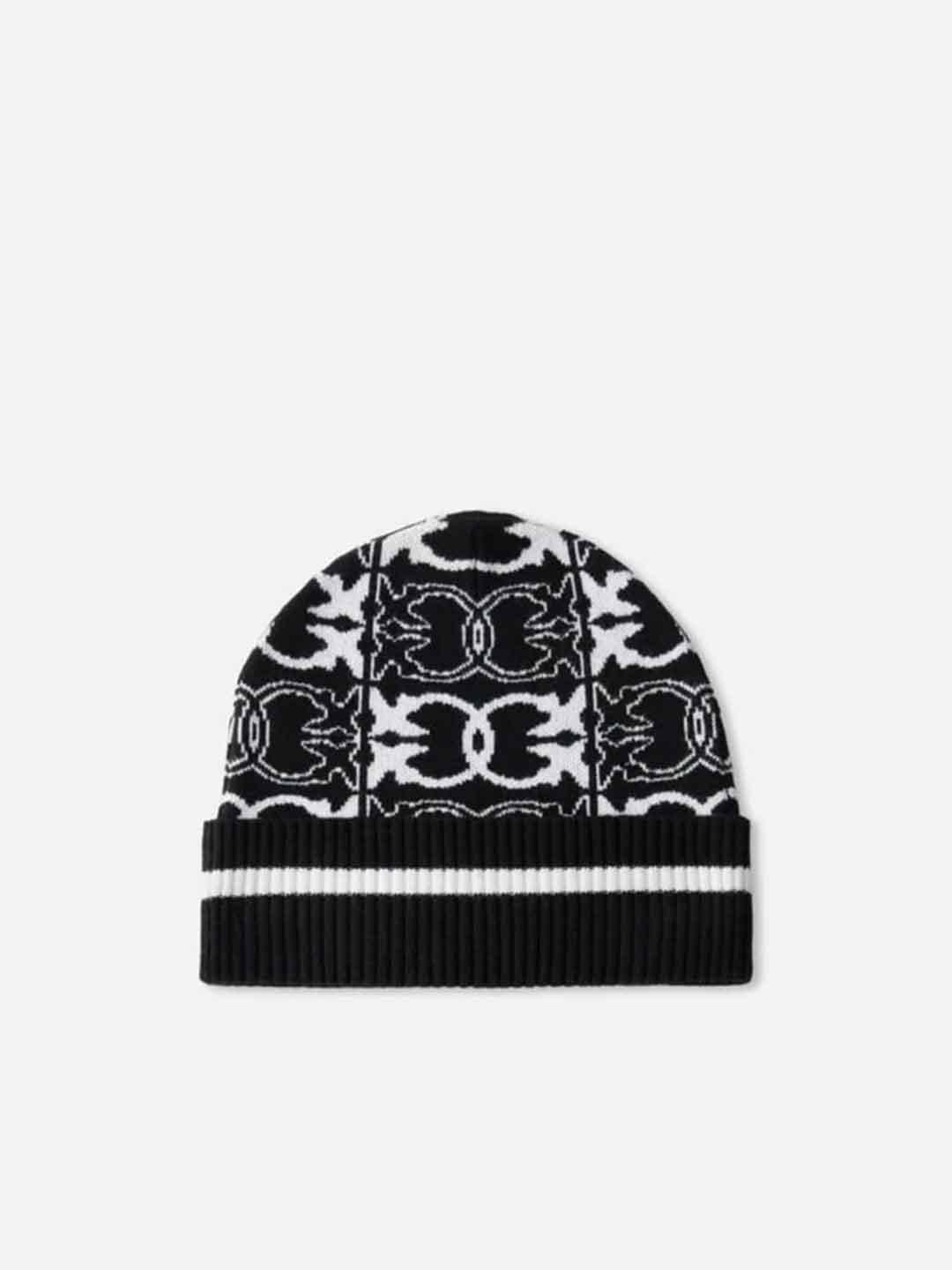 Pinko cappello nero con logo
