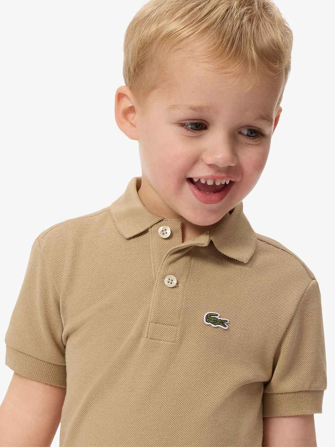 Lacoste t-shirt kids beige