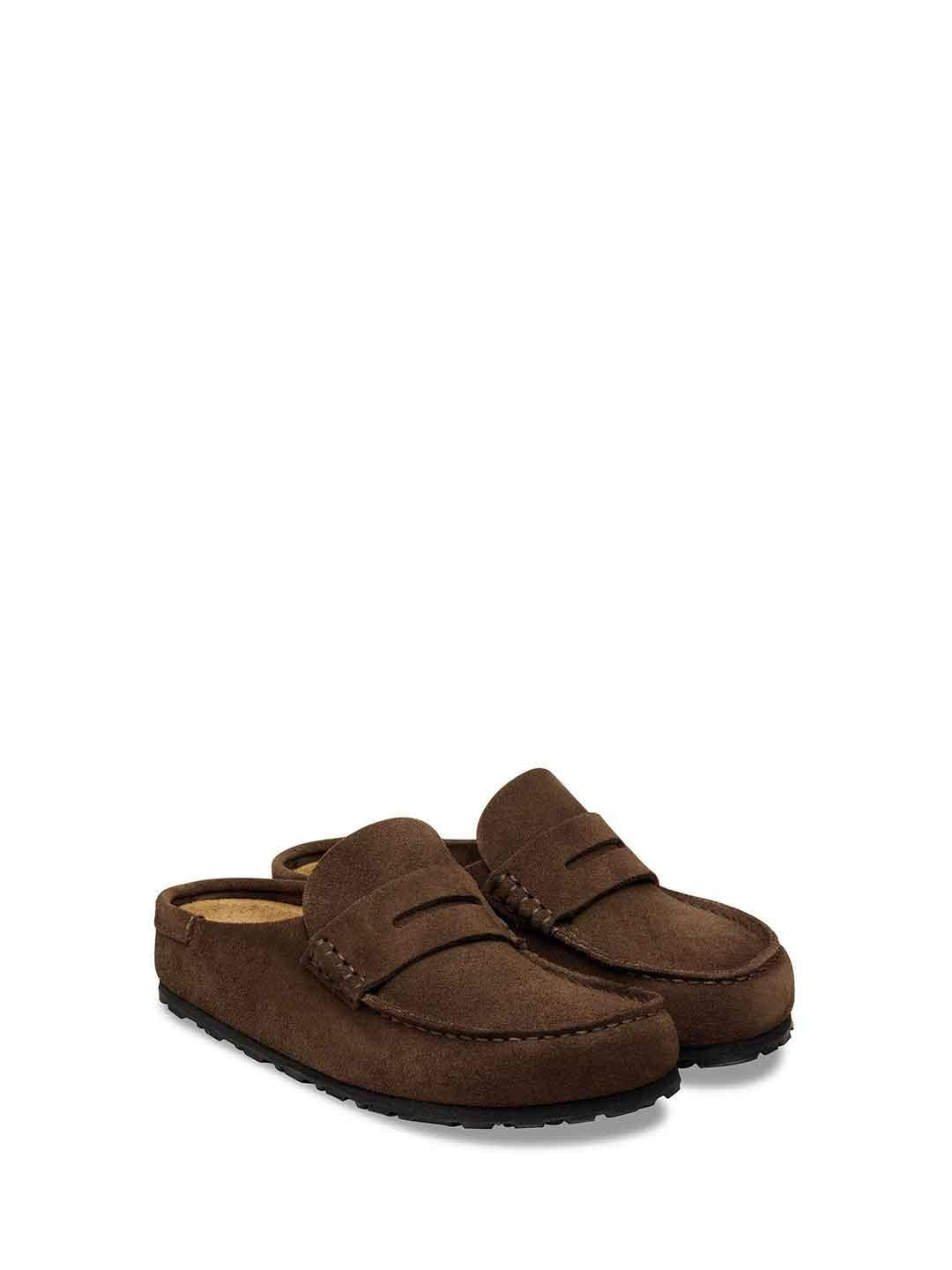 Birkenstock Naples Wrapped sabot marrone
