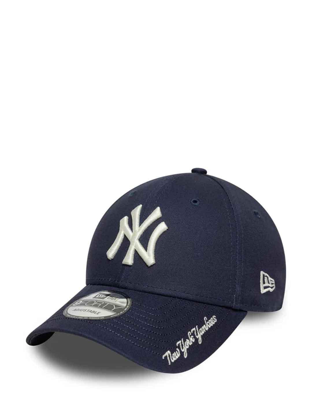 New Era 9Forty cappello blu con logo bianco