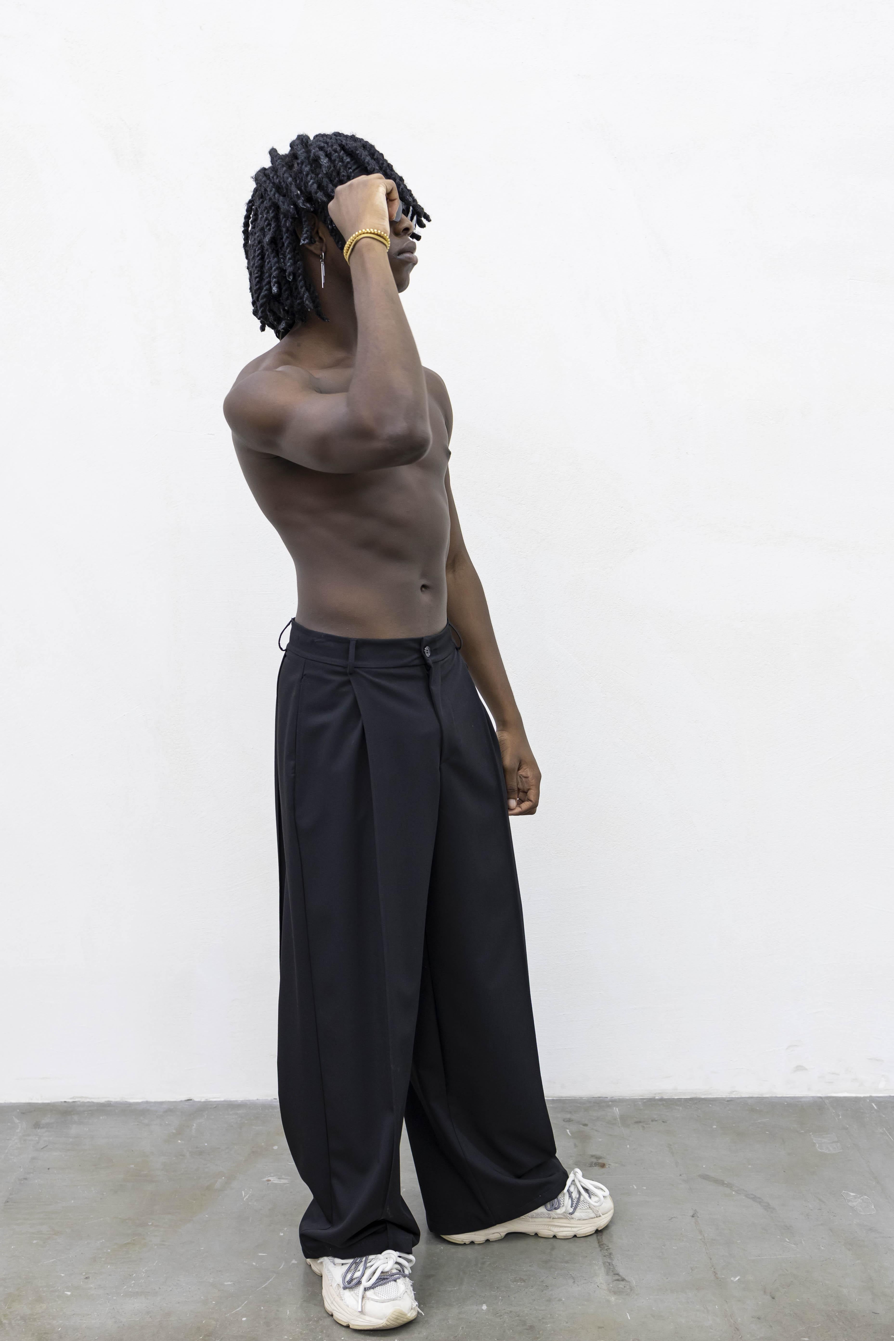 Present Day All Pinces pantaloni nero