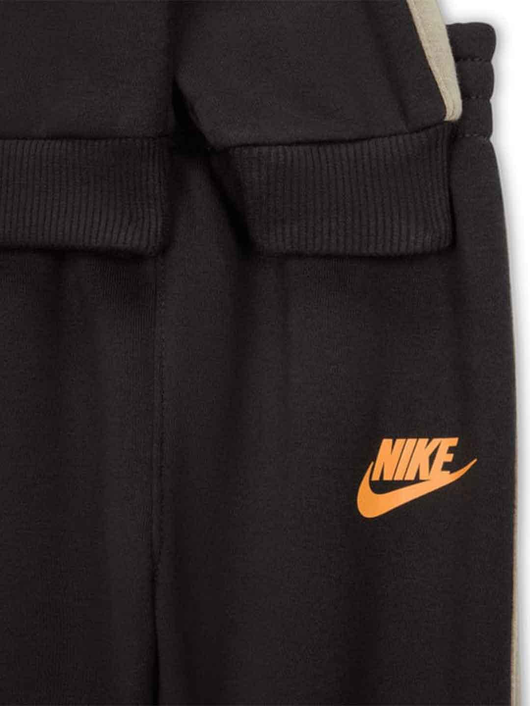 Nike coordinato kids nero con stampa
