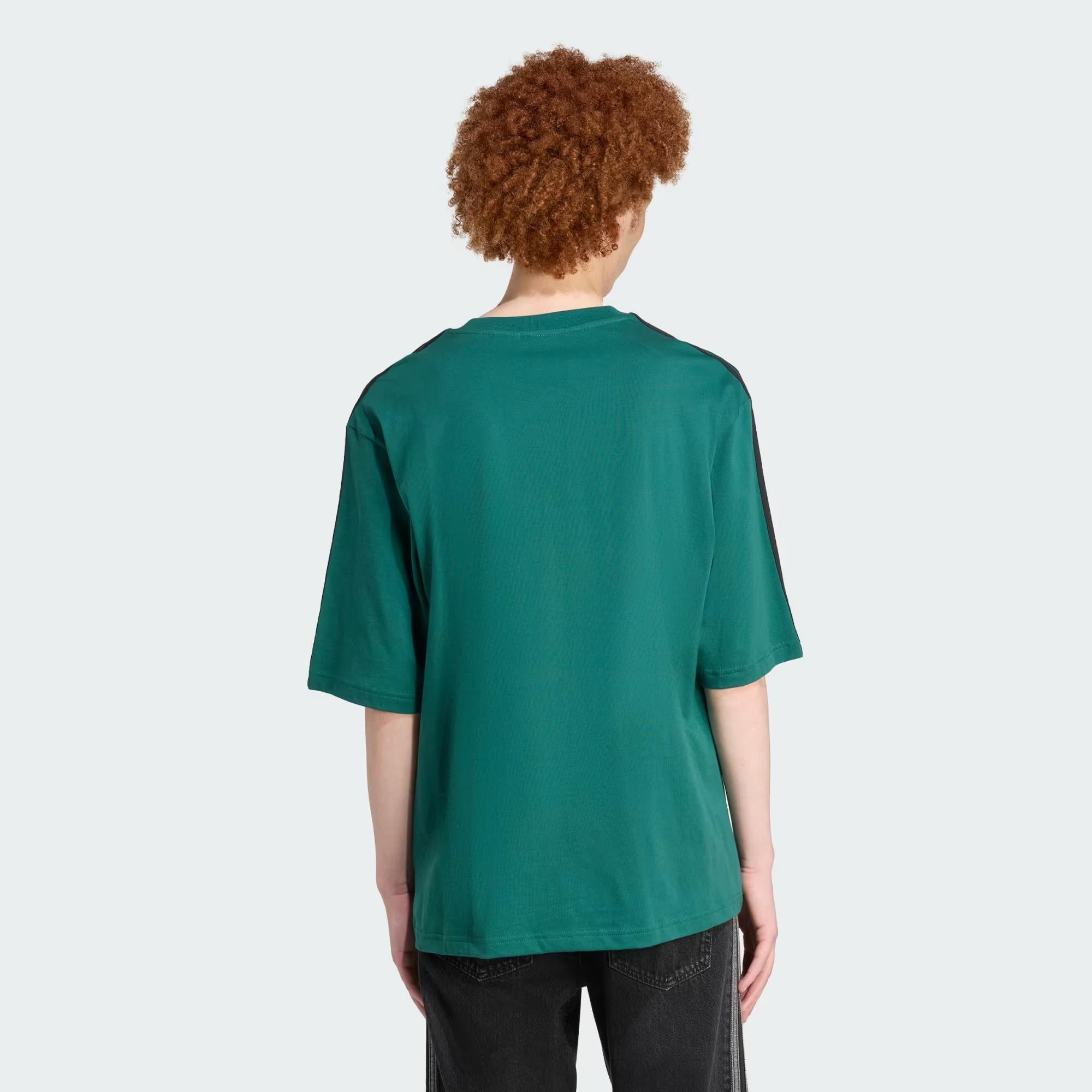 Adidas t-shirt verde oversize
