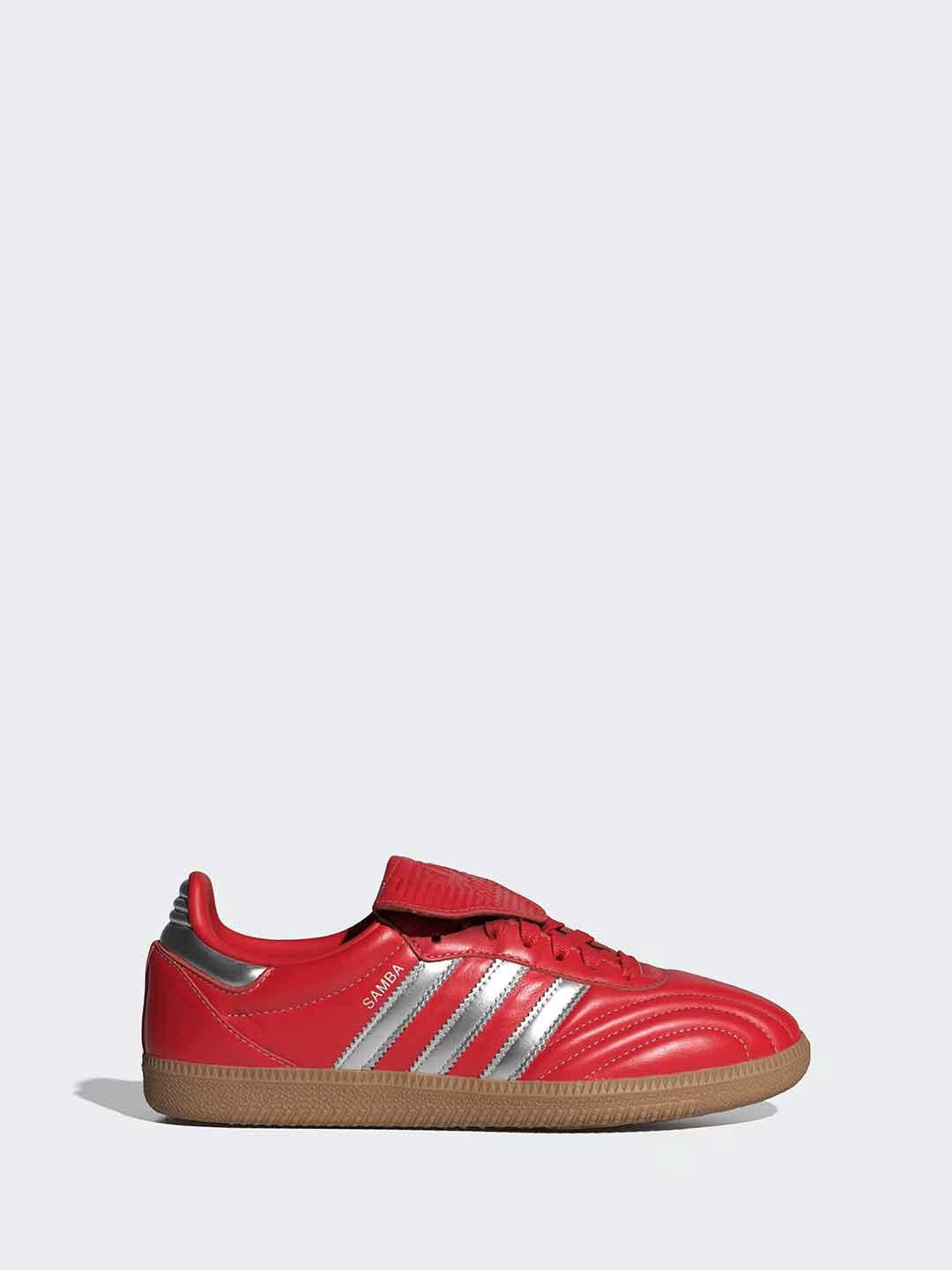 Adidas Samba LT W sneakers rosso e argento