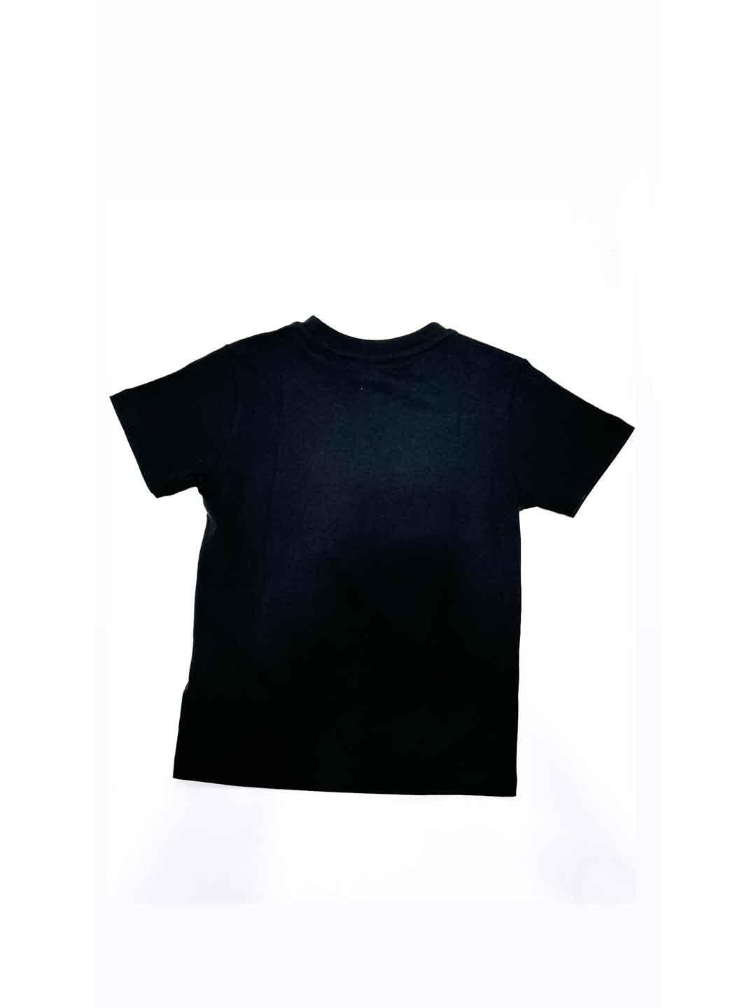 Lacoste t-shirt kids nero con big logo