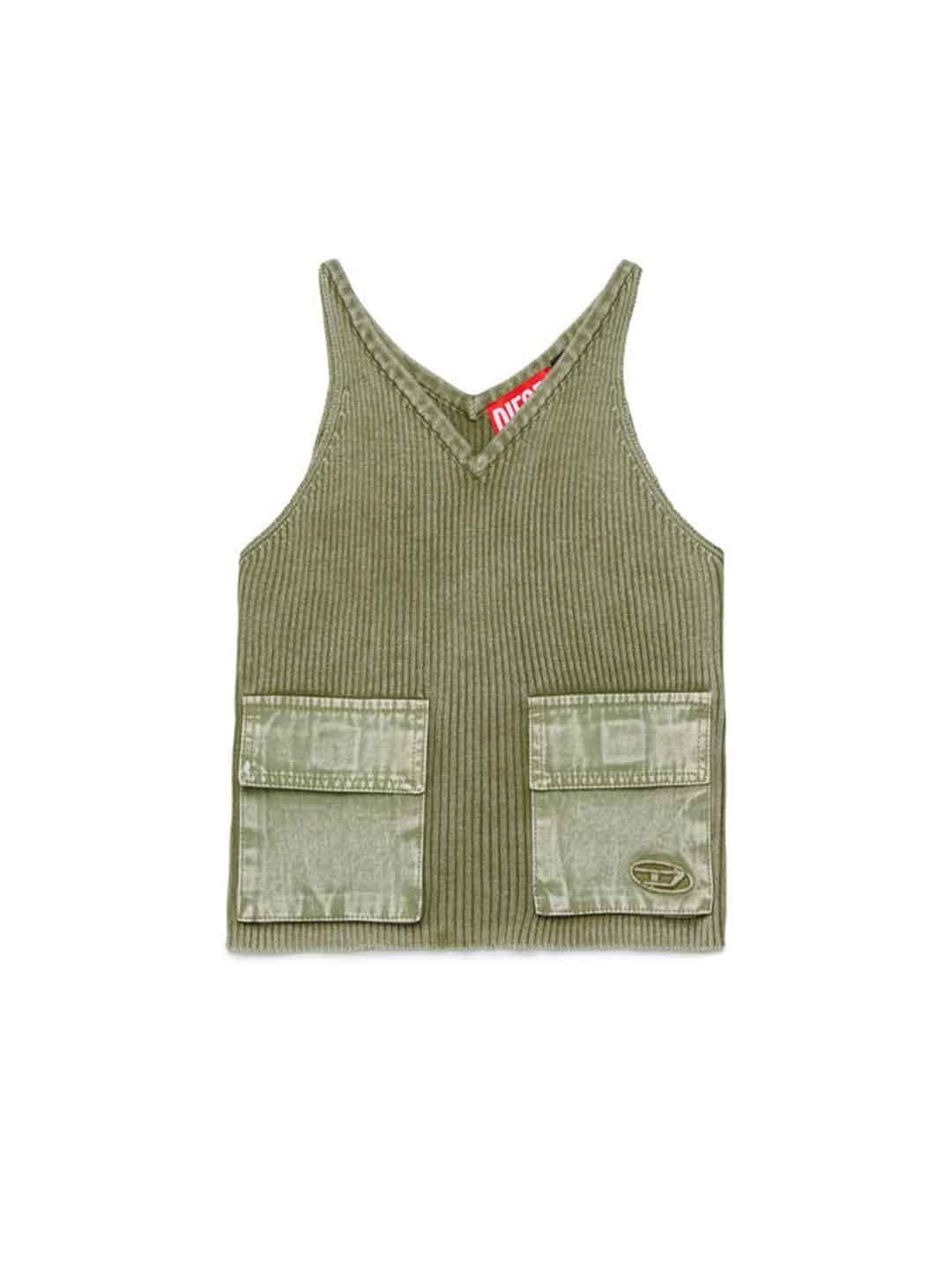 Diesel Kamyn top verde a coste
