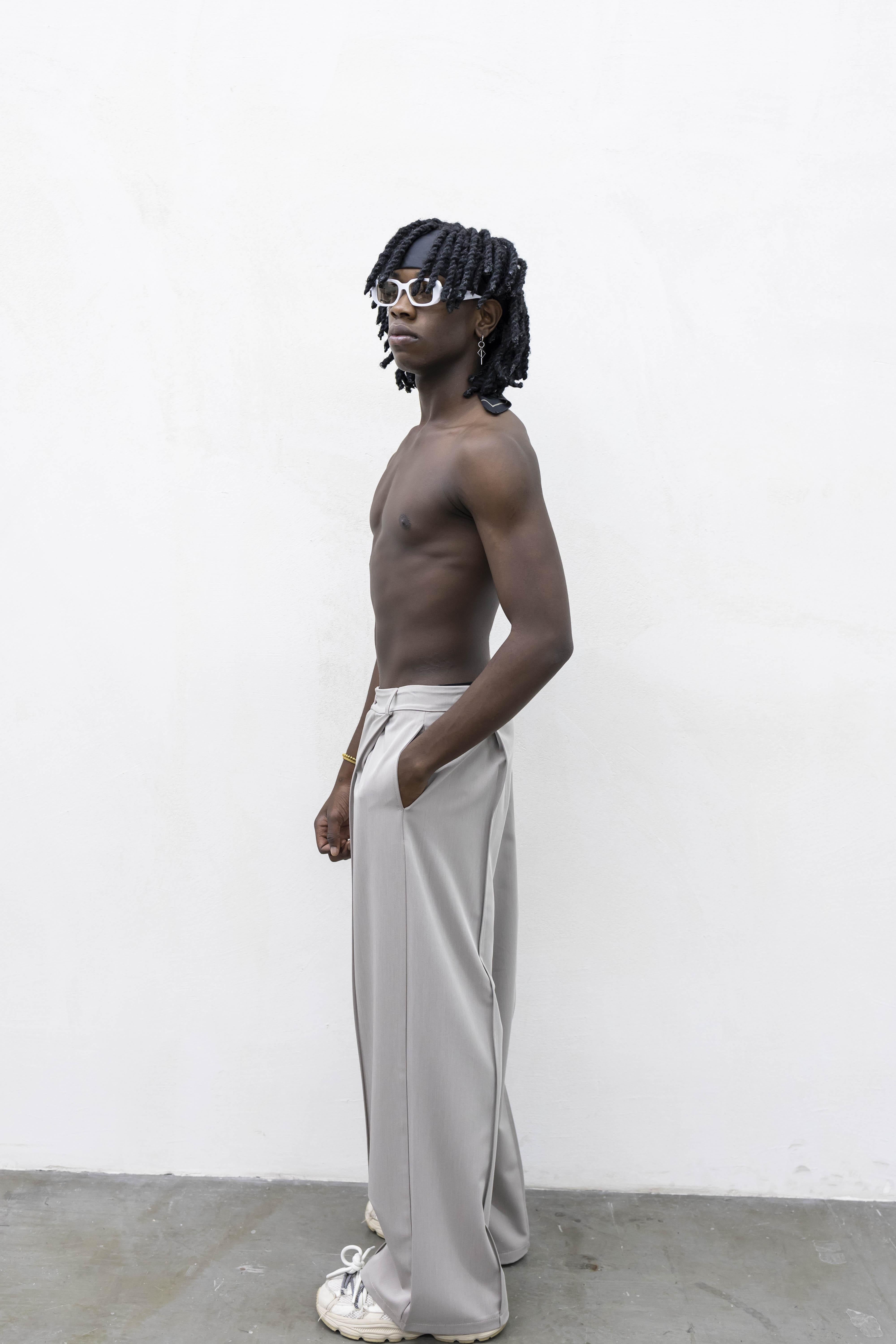 Present Day All Pinces pantaloni beige