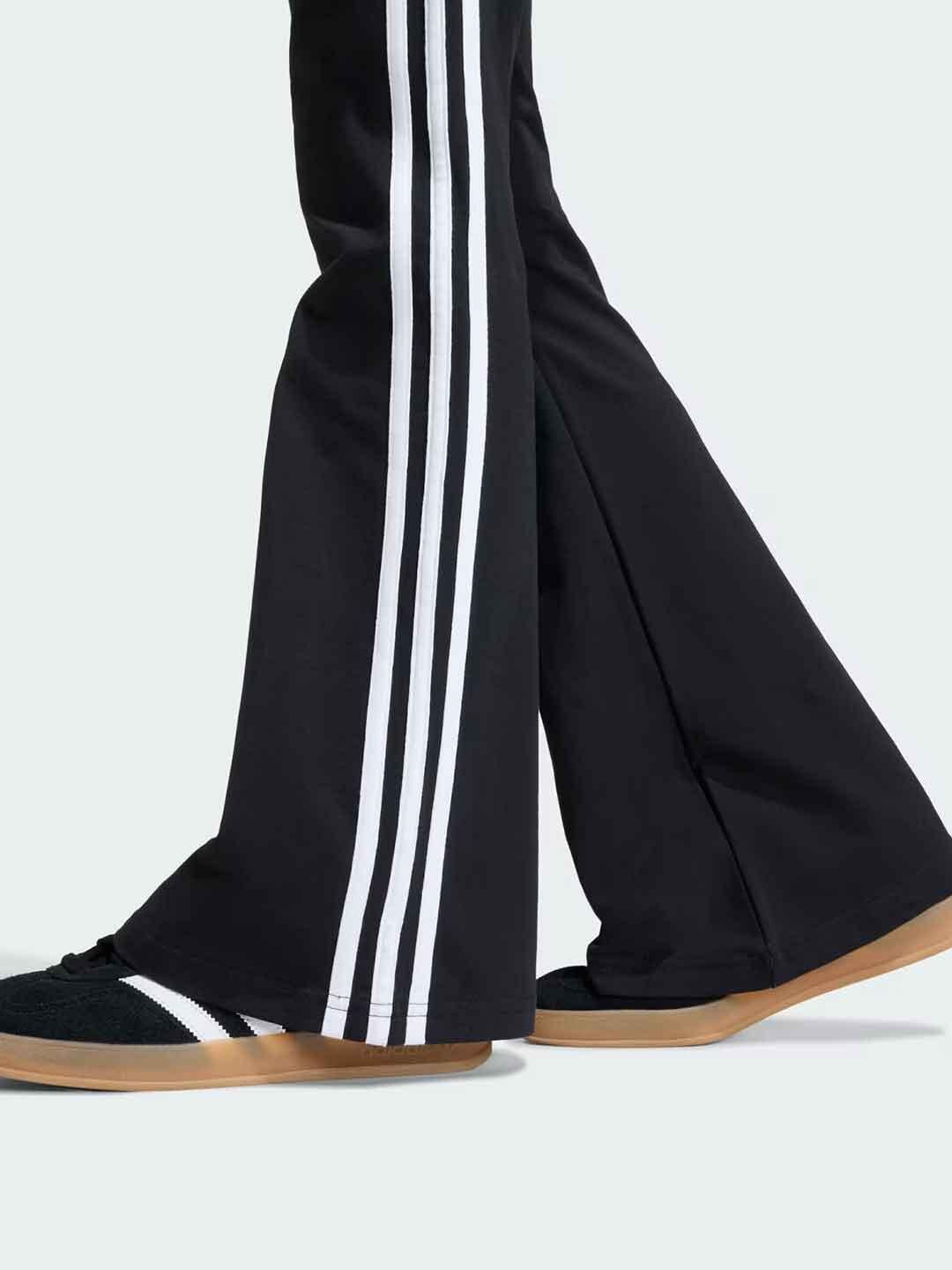 Adidas Flared leggings kids nero a zampa