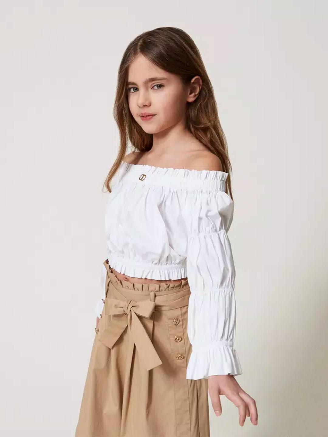 Twinset top kids bianco