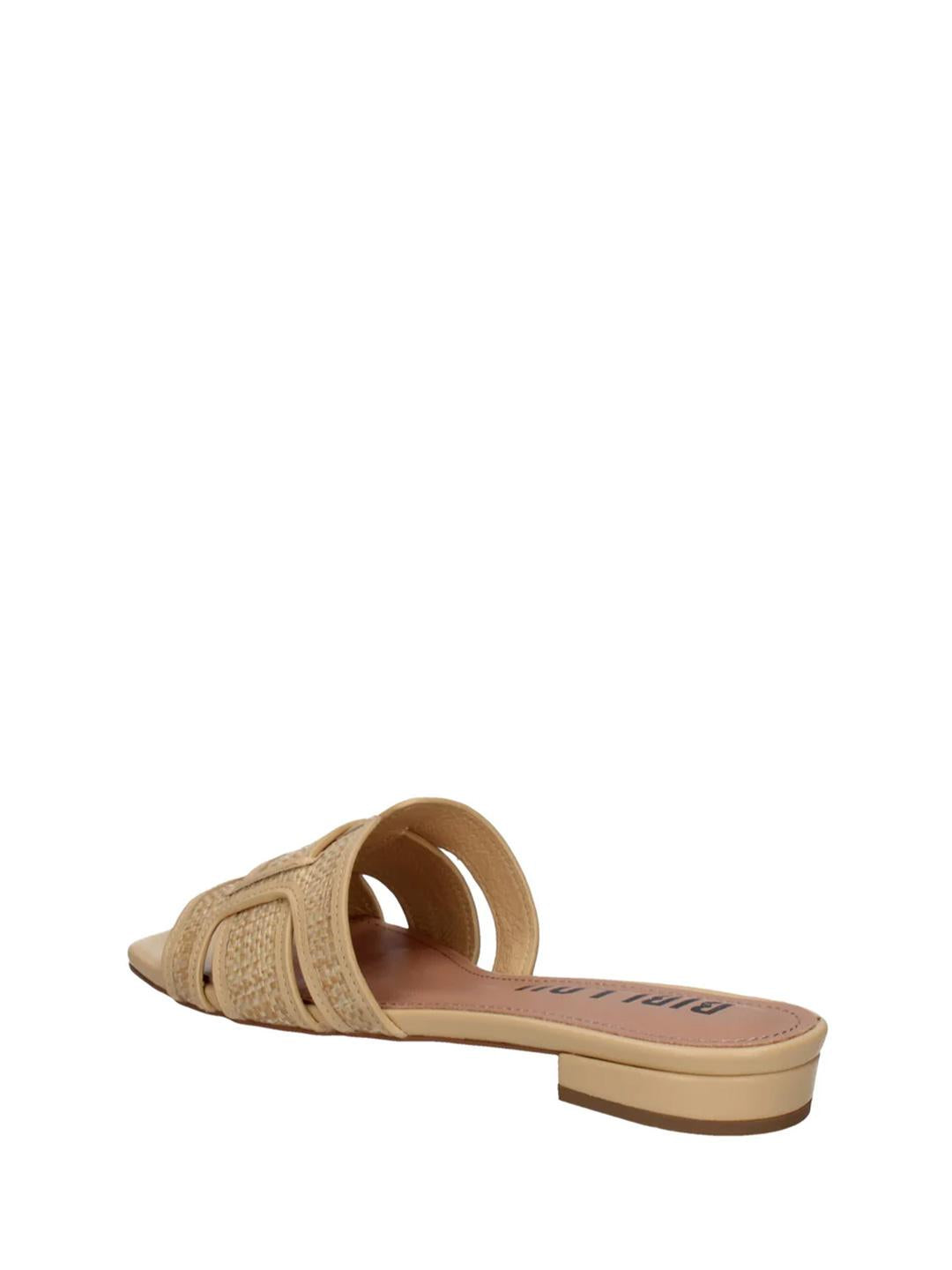 Bibi Lou Holly sandali beige in rafia