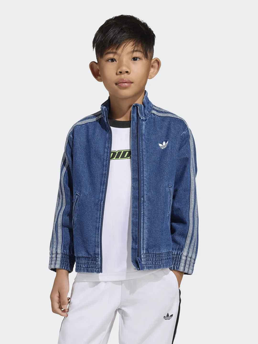 Adidas Firebird felpa kids in jeans
