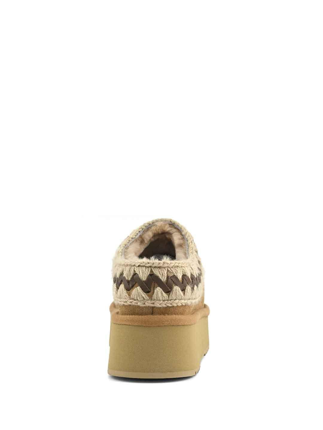 Mou Platform Clog sabot beige