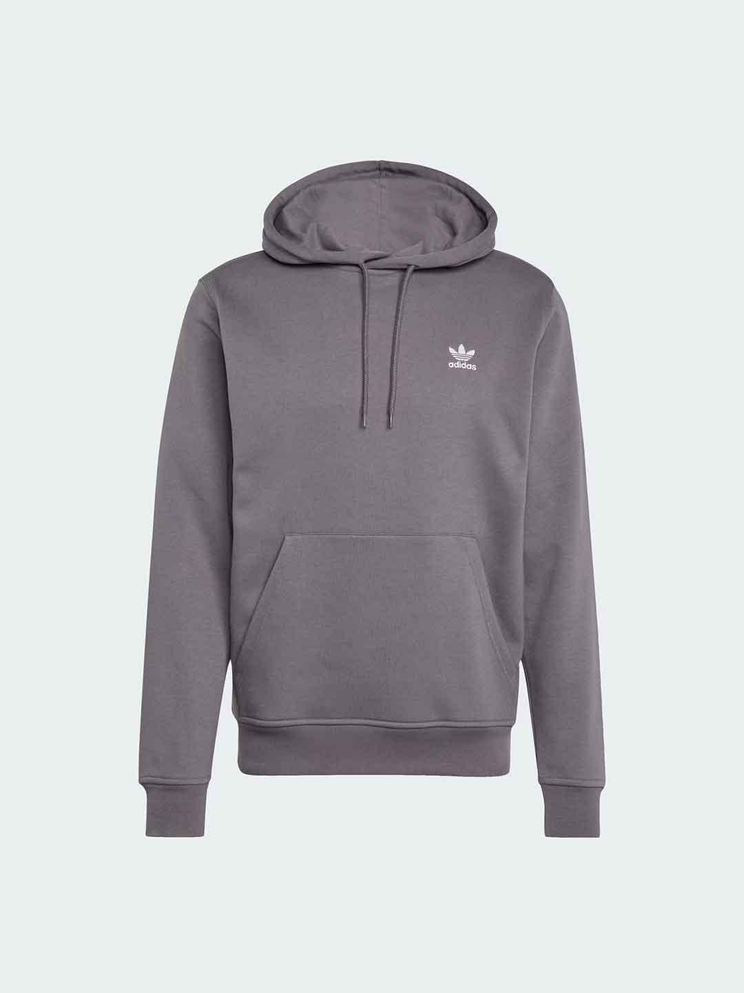 Adidas felpa grigio con cappuccio