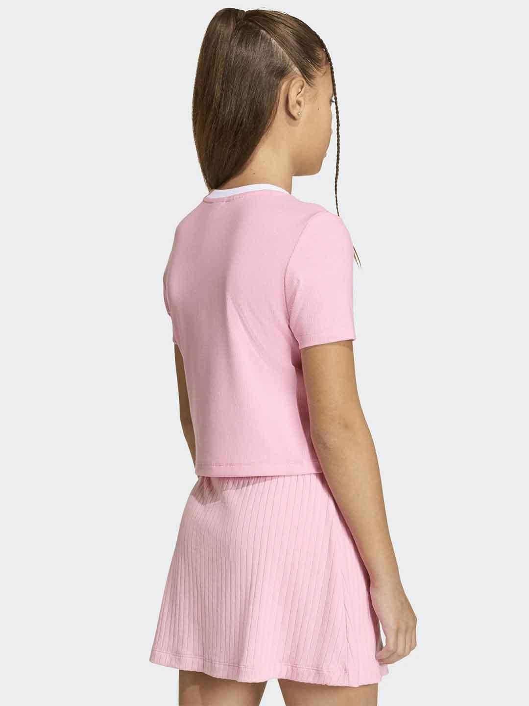 Adidas t-shirt kids rosa a coste