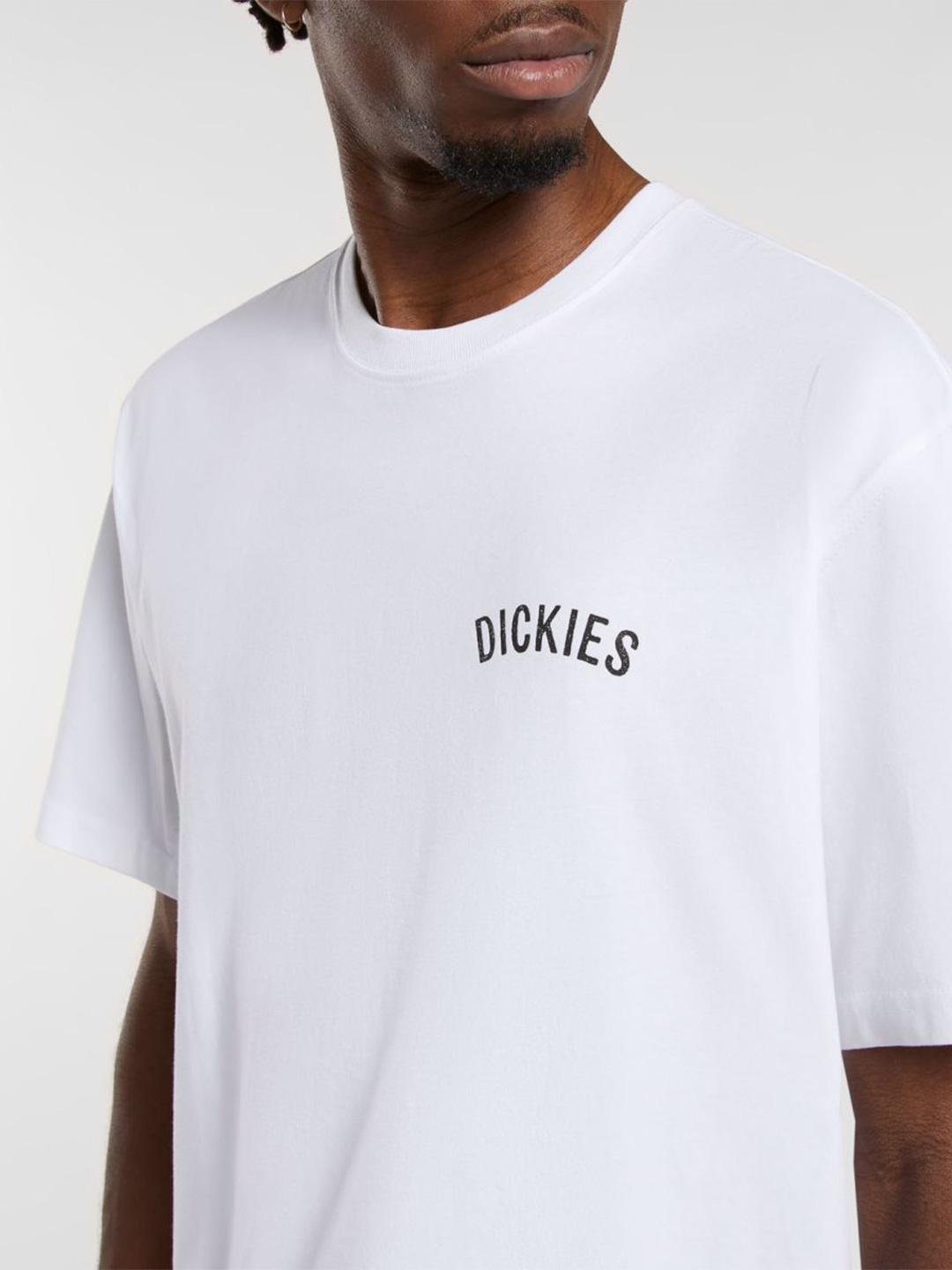 Dickies snake t-shirt bianco con stampa