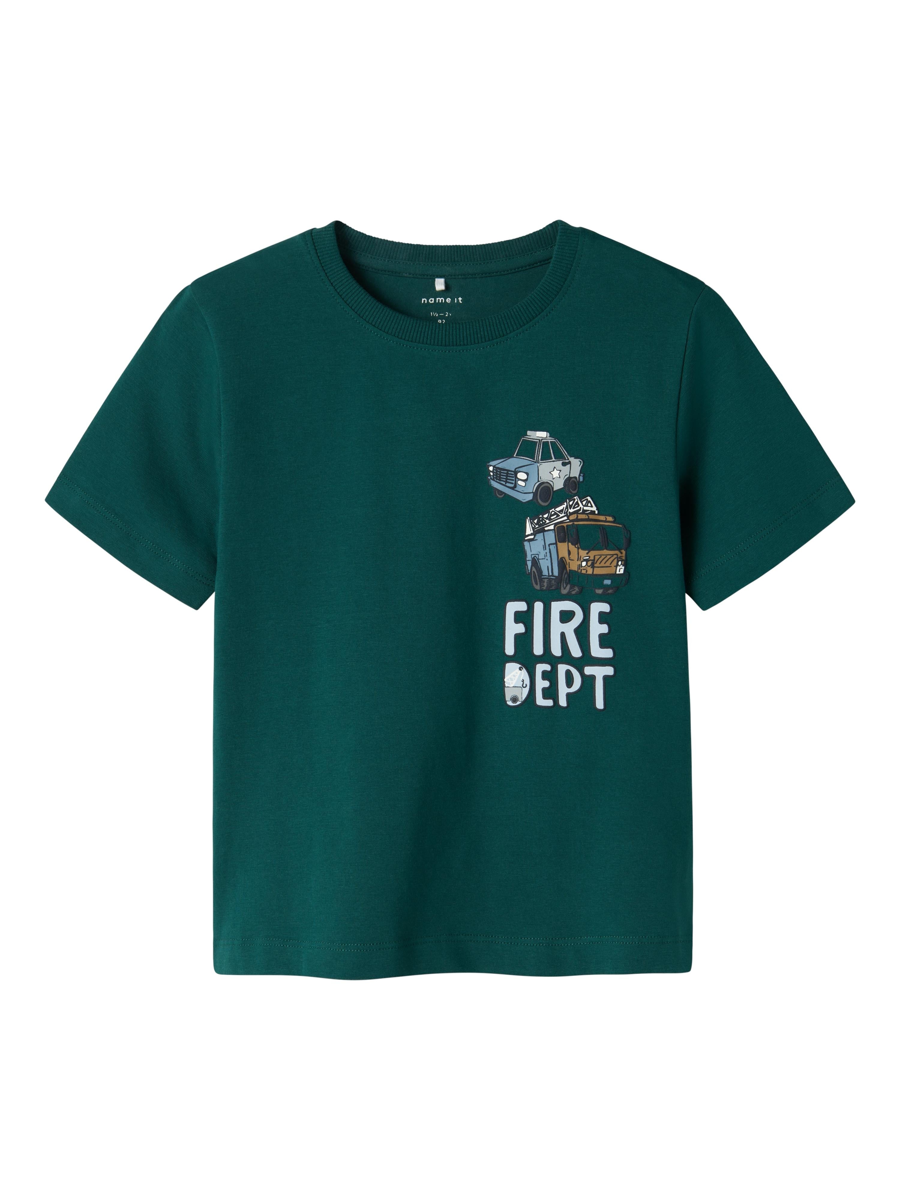 Name It t-shirt kids verde con stampa