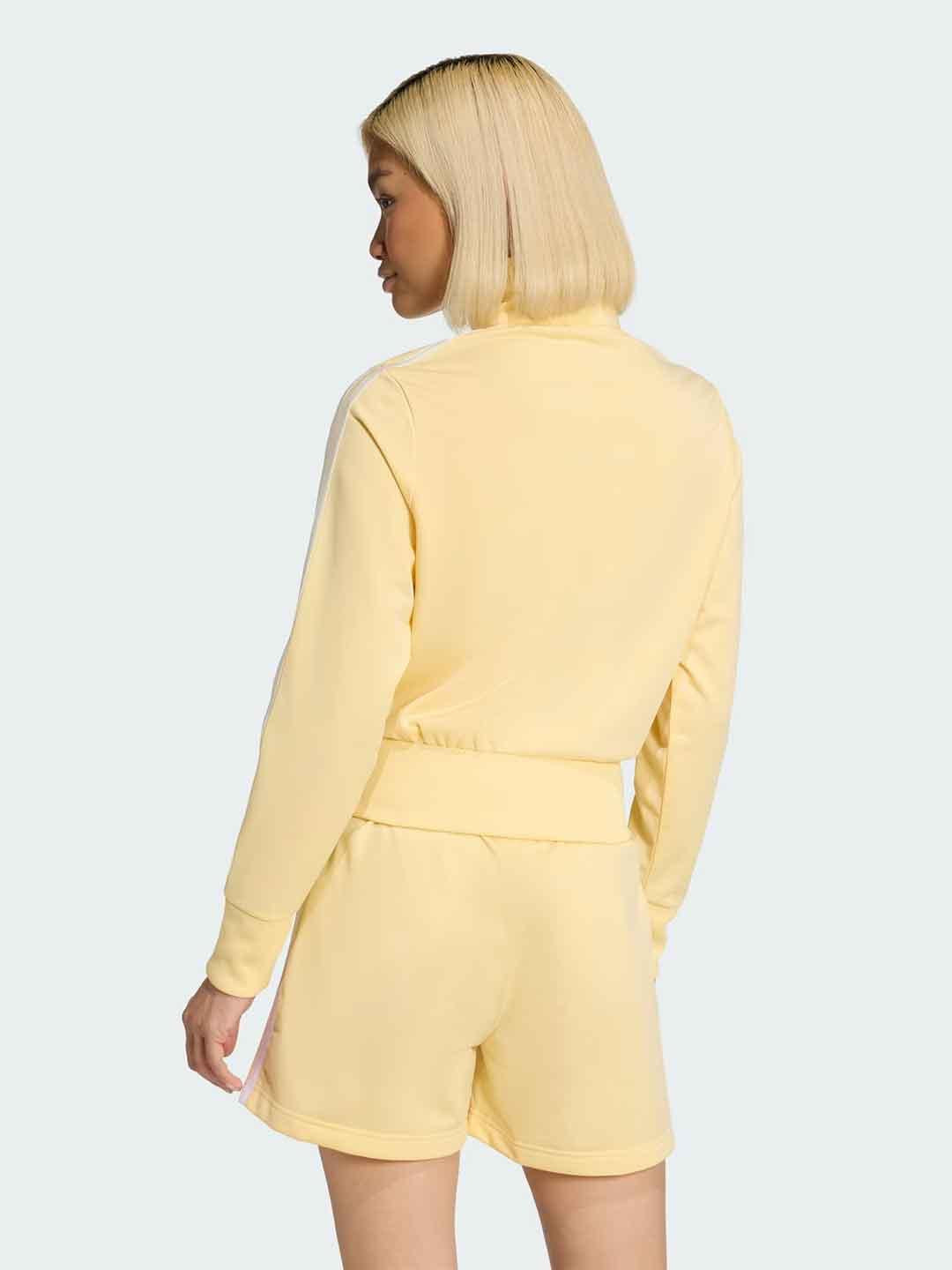 Adidas Firebird felpa giallo con zip