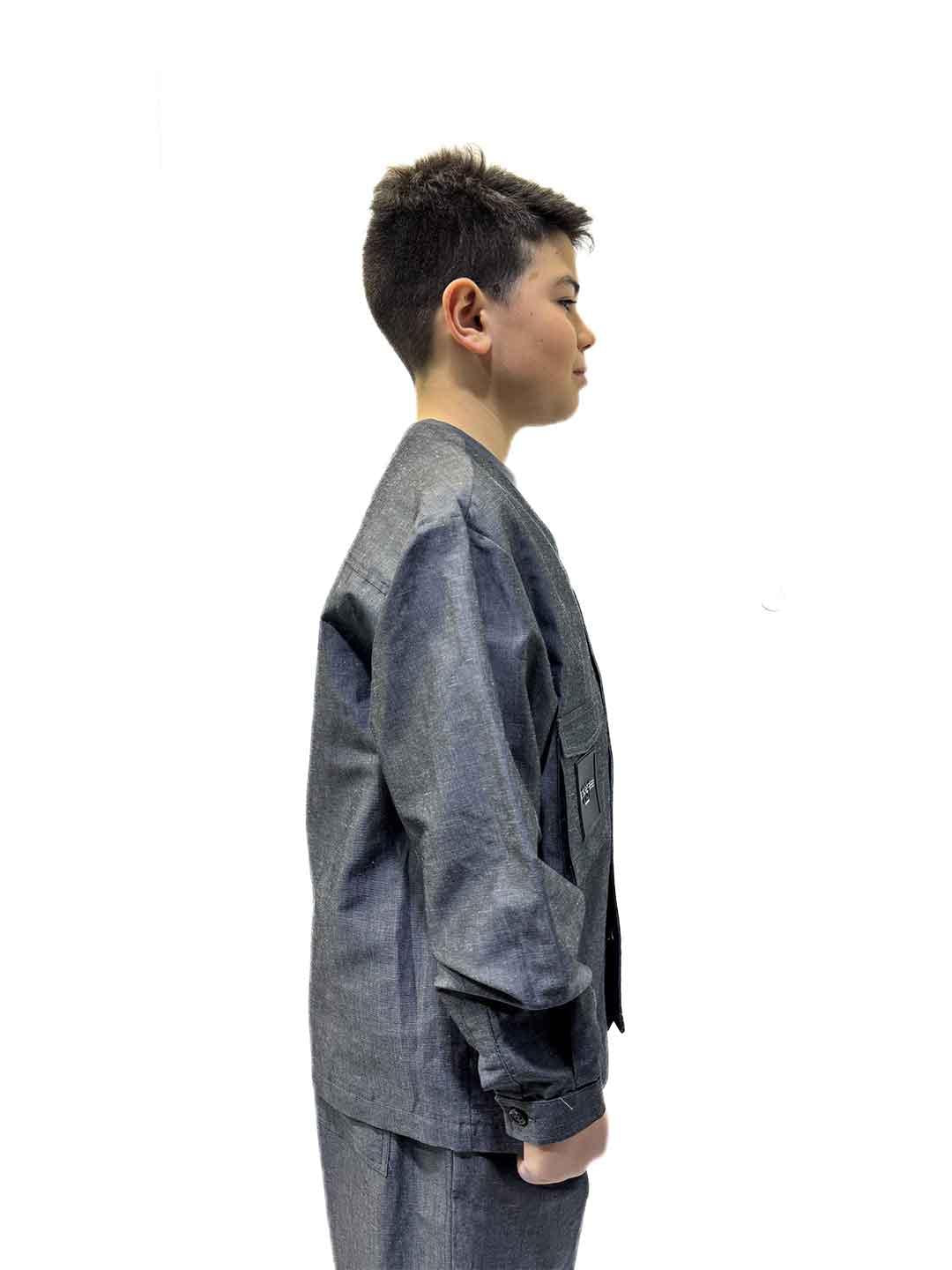 Yes London camicia kids grigio